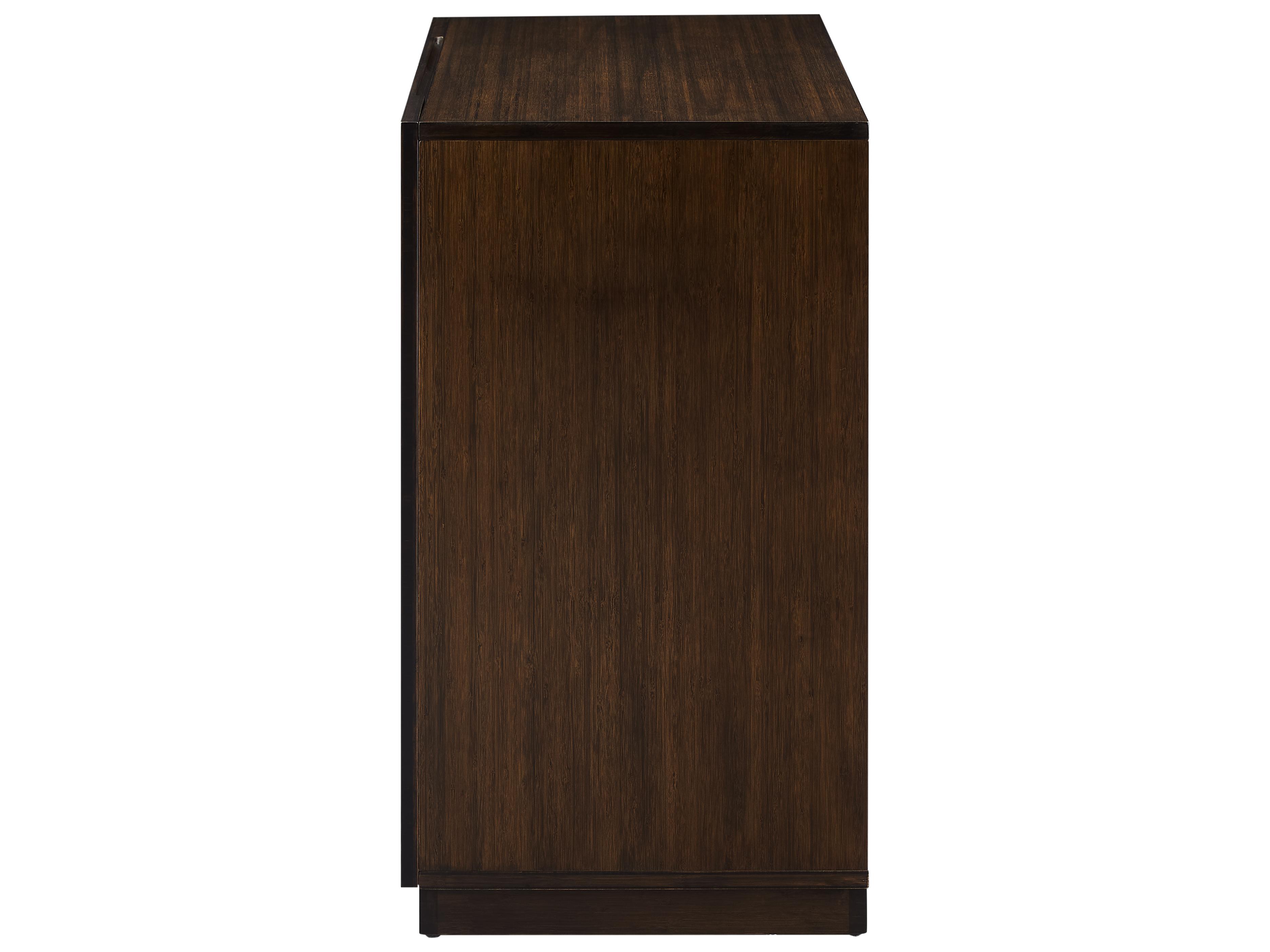 Greenington Dining Avalon Black Walnut Brown Bamboo Wood Console Table