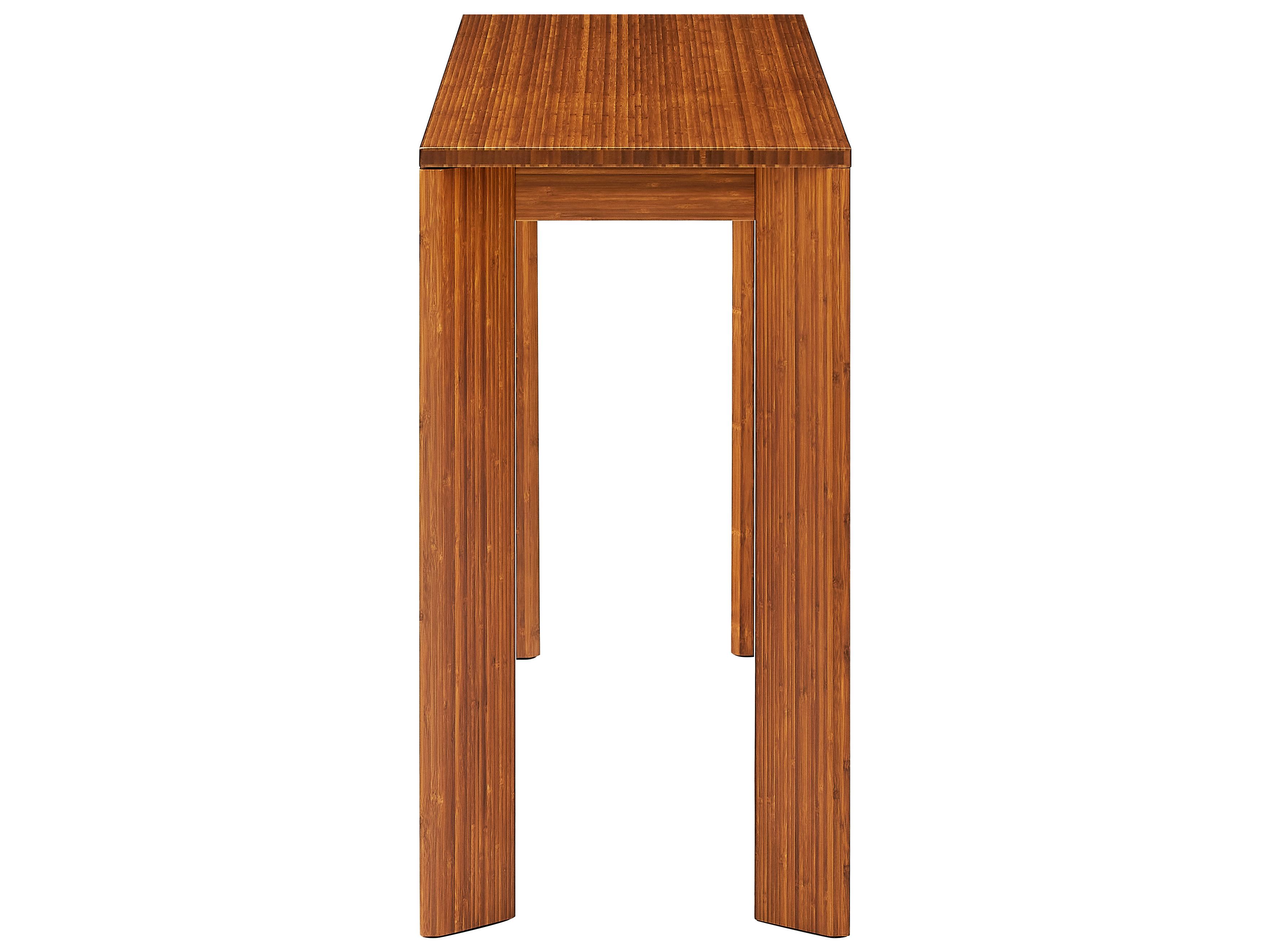Greenington Dining Rectangular Bamboo Amber Counter Table