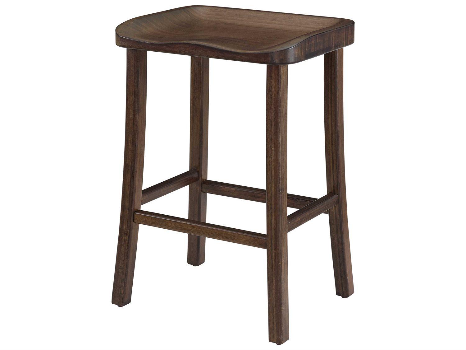 Greenington Tulip Bamboo Wood Black Walnut Bar Stool