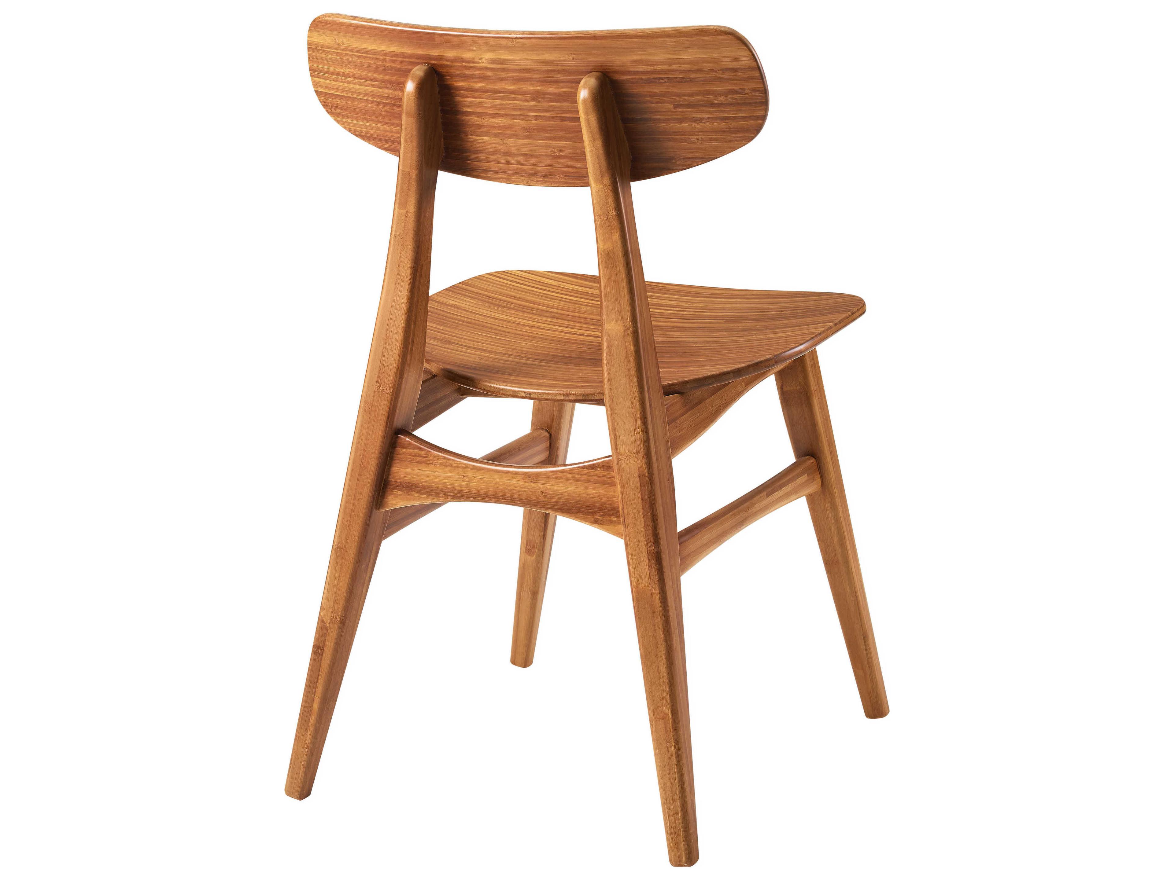 Greenington Cassia Bamboo Wood Brown Side Dining Chair
