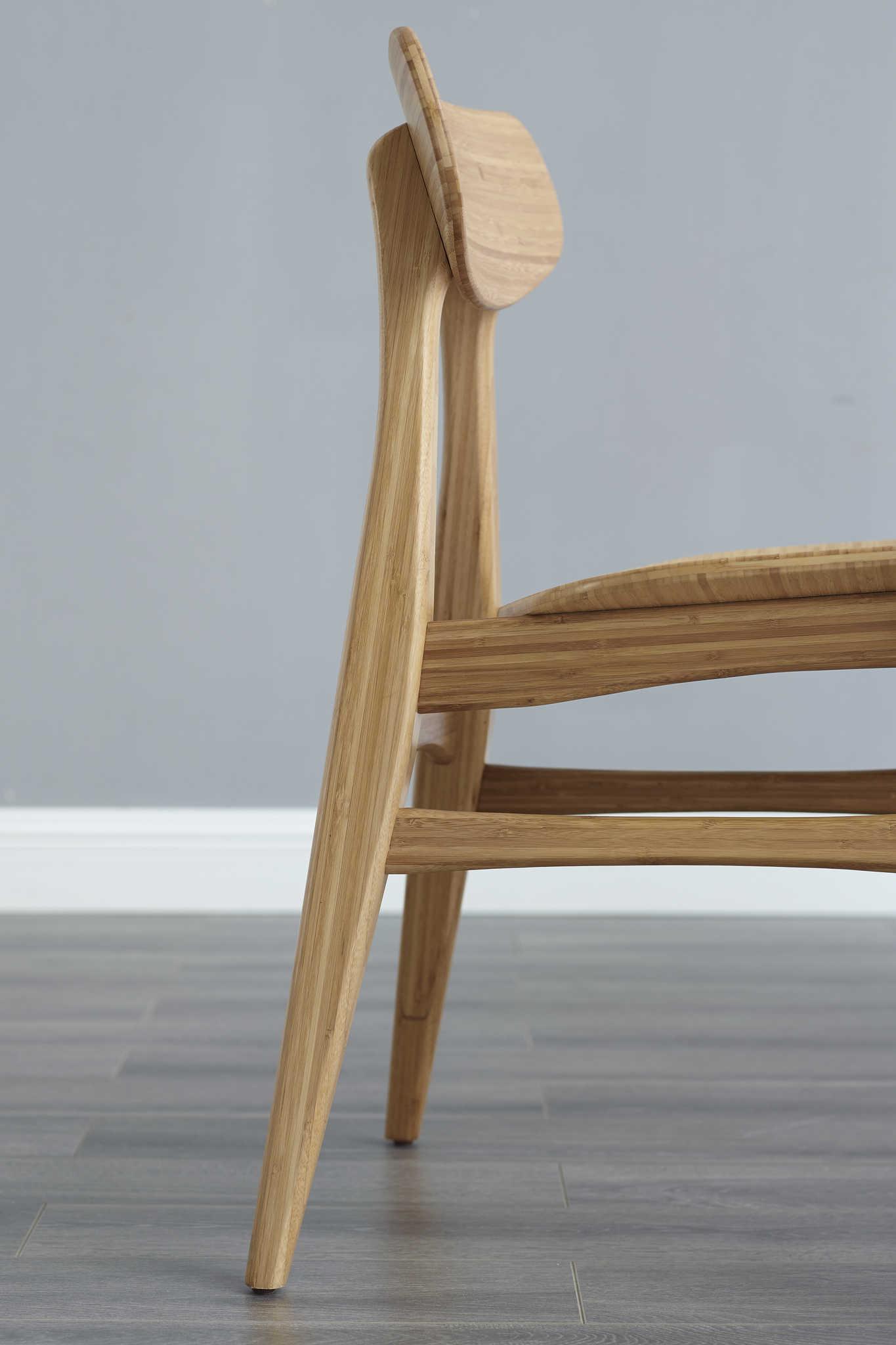 Greenington Cassia Bamboo Wood Brown Side Dining Chair