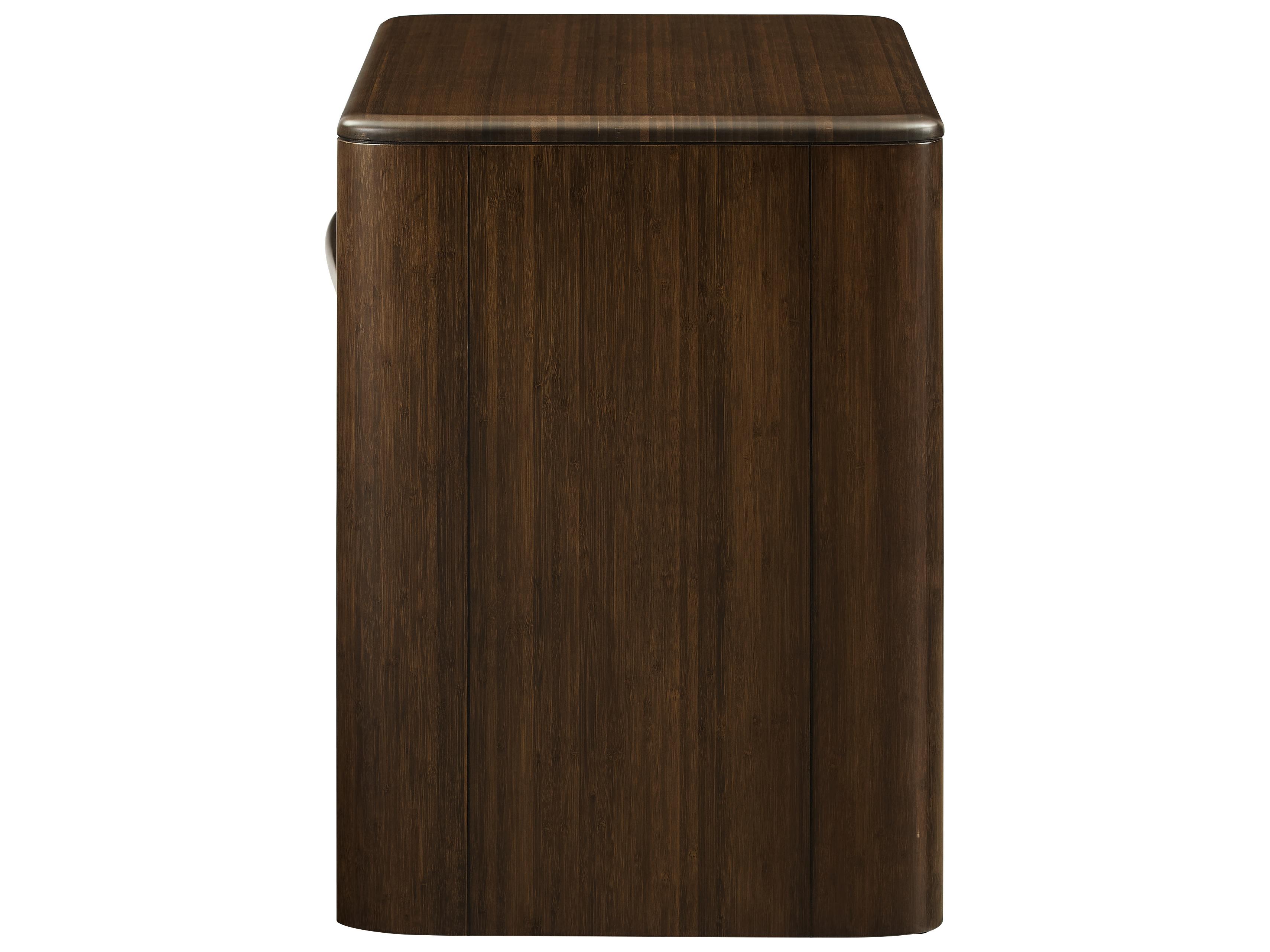 Greenington Catalina 1-Drawer Brown Bamboo Wood Nightstand