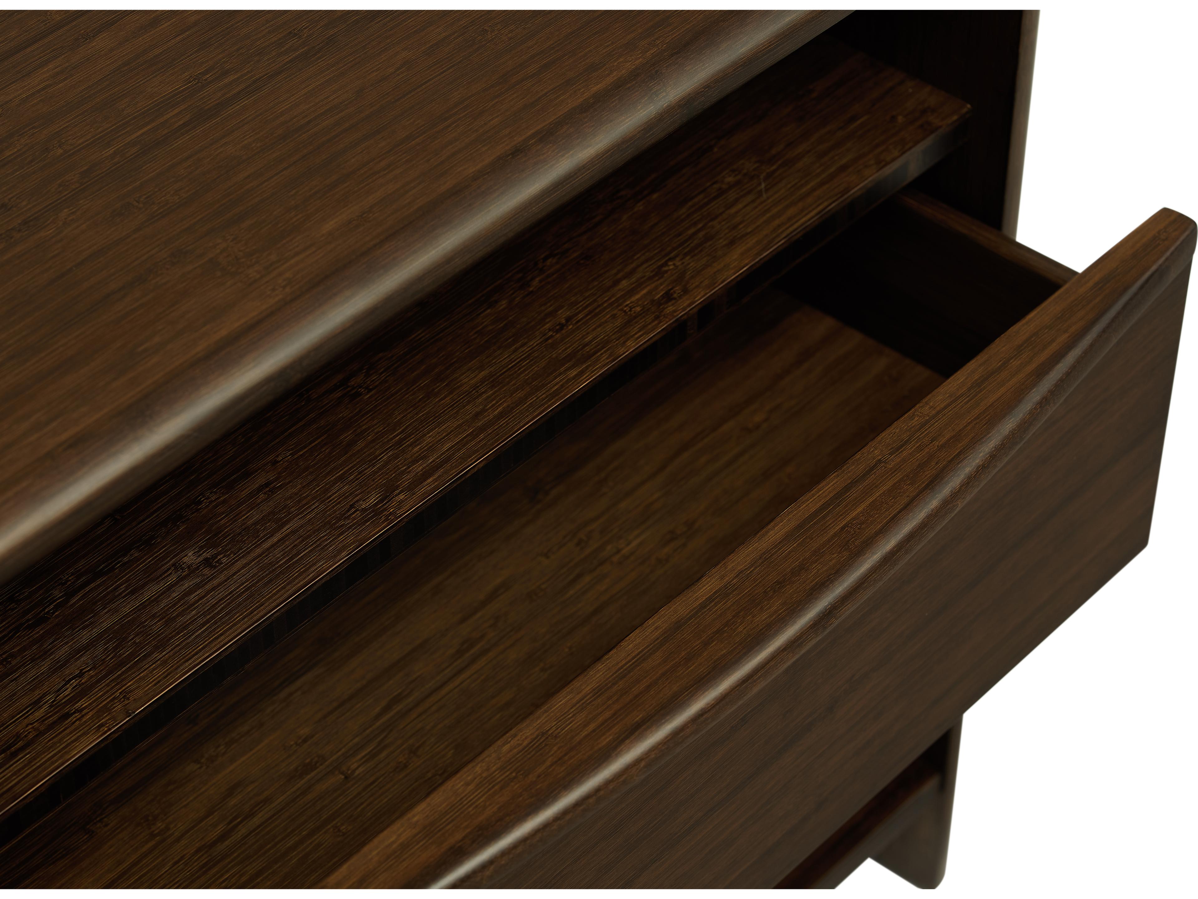 Greenington Catalina 1-Drawer Brown Bamboo Wood Nightstand