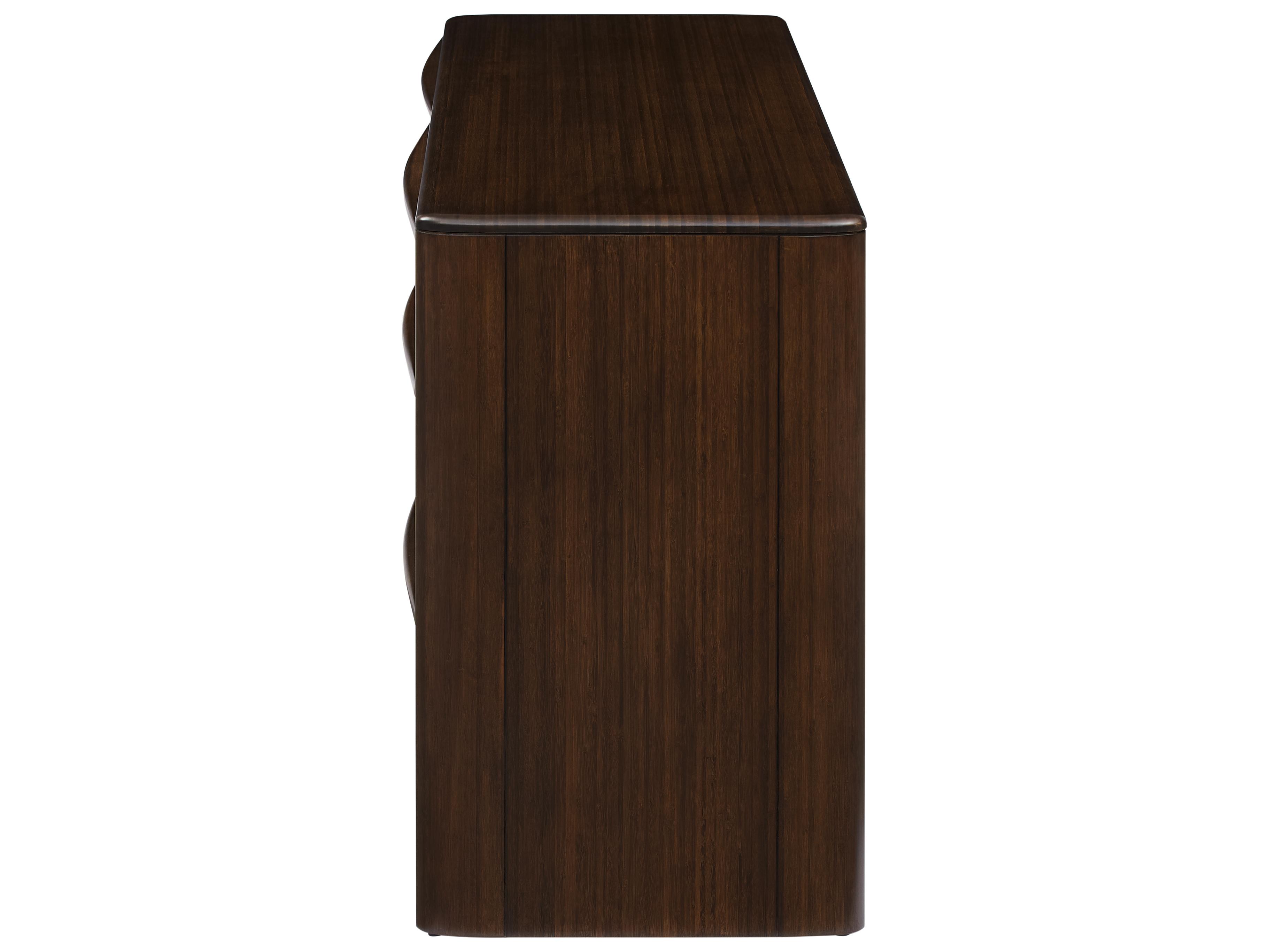 Greenington Catalina 6-Drawers Brown Bamboo Wood Double Dresser