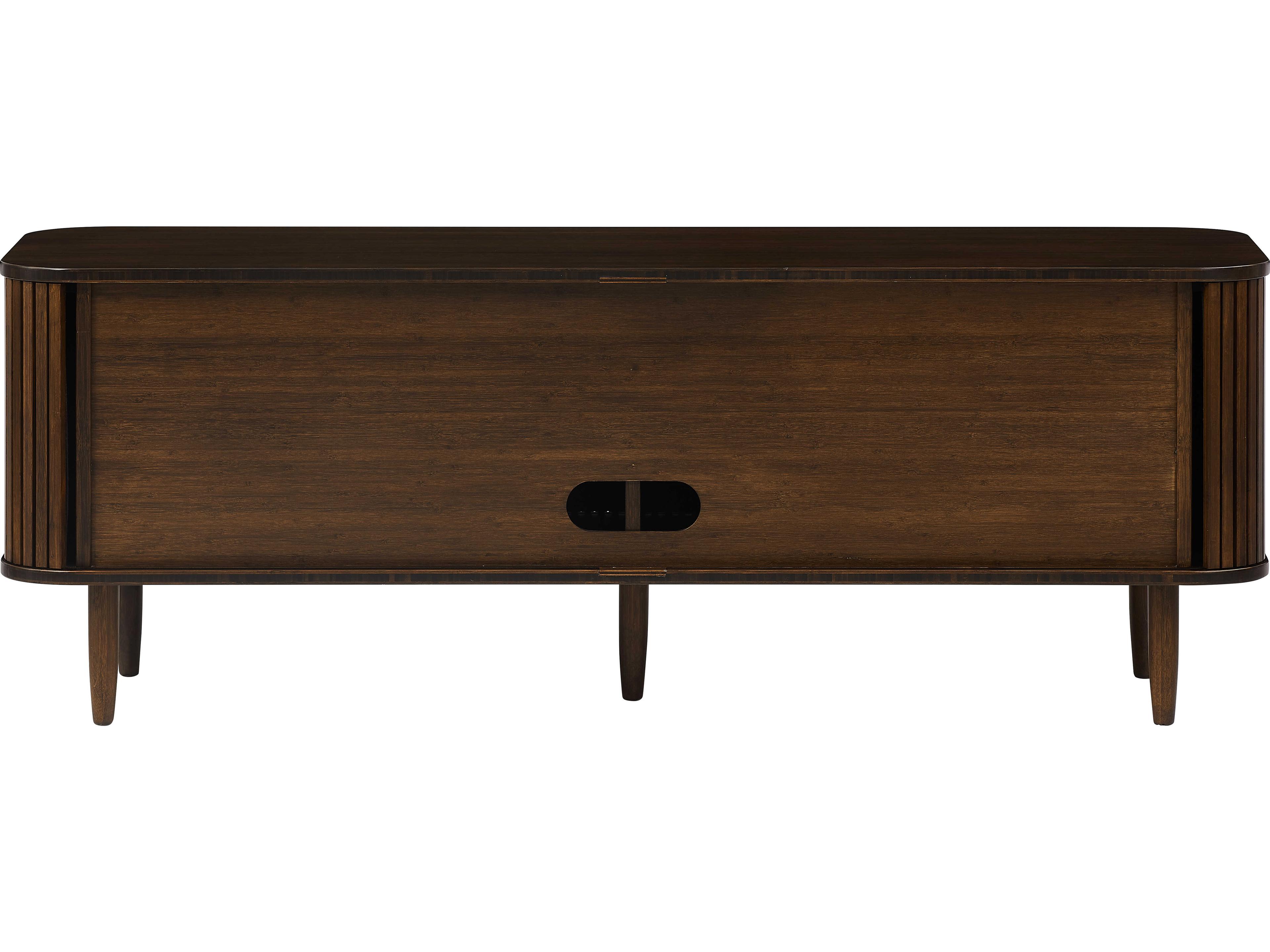 Greenington Carmel Rectangular Bamboo Black Walnut Console Table