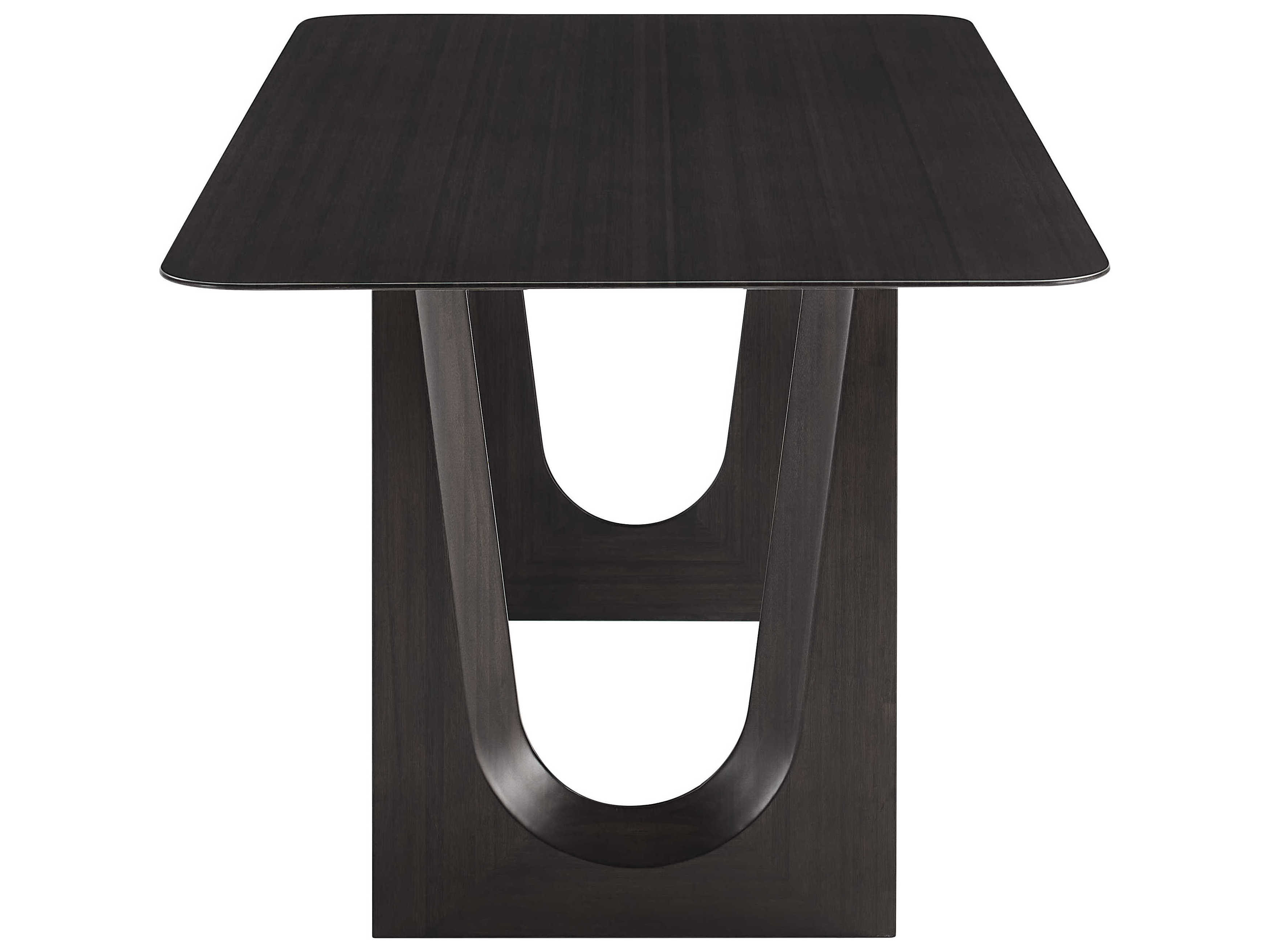 Greenington Hanna Rectangular Bamboo Caviar Dining Table
