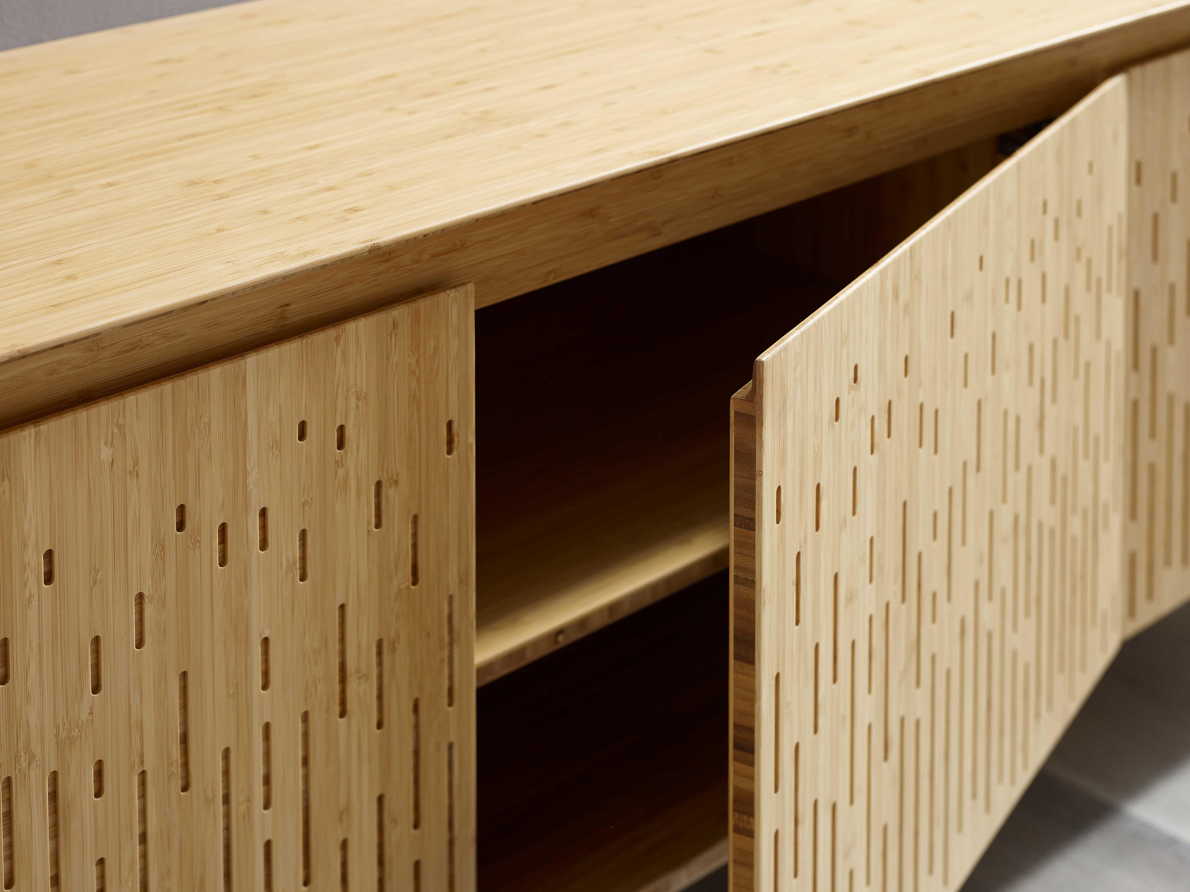 Greenington Hanna 72" Bamboo Wood Wheat Sideboard