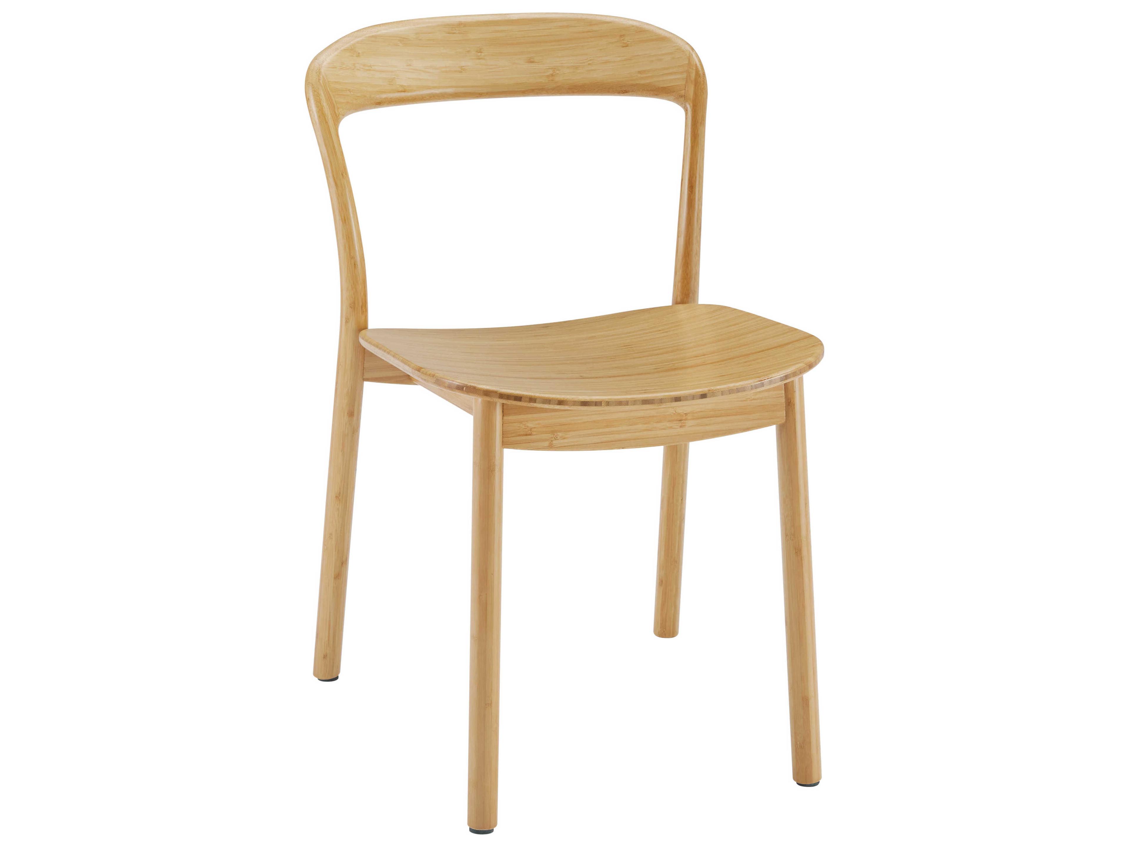 Greenington Hanna Bamboo Wood Brown Side Dining Chair