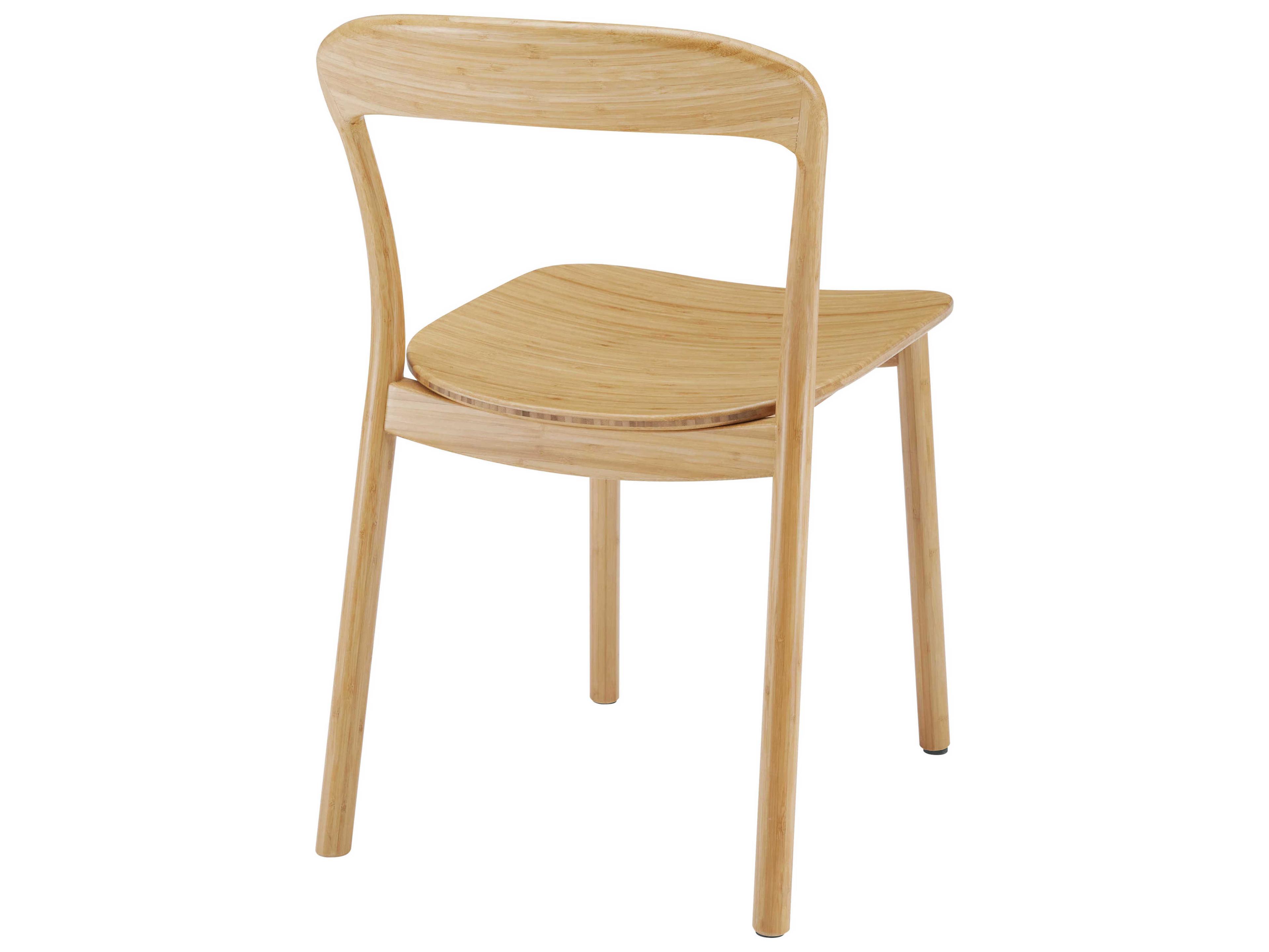 Greenington Hanna Bamboo Wood Brown Side Dining Chair