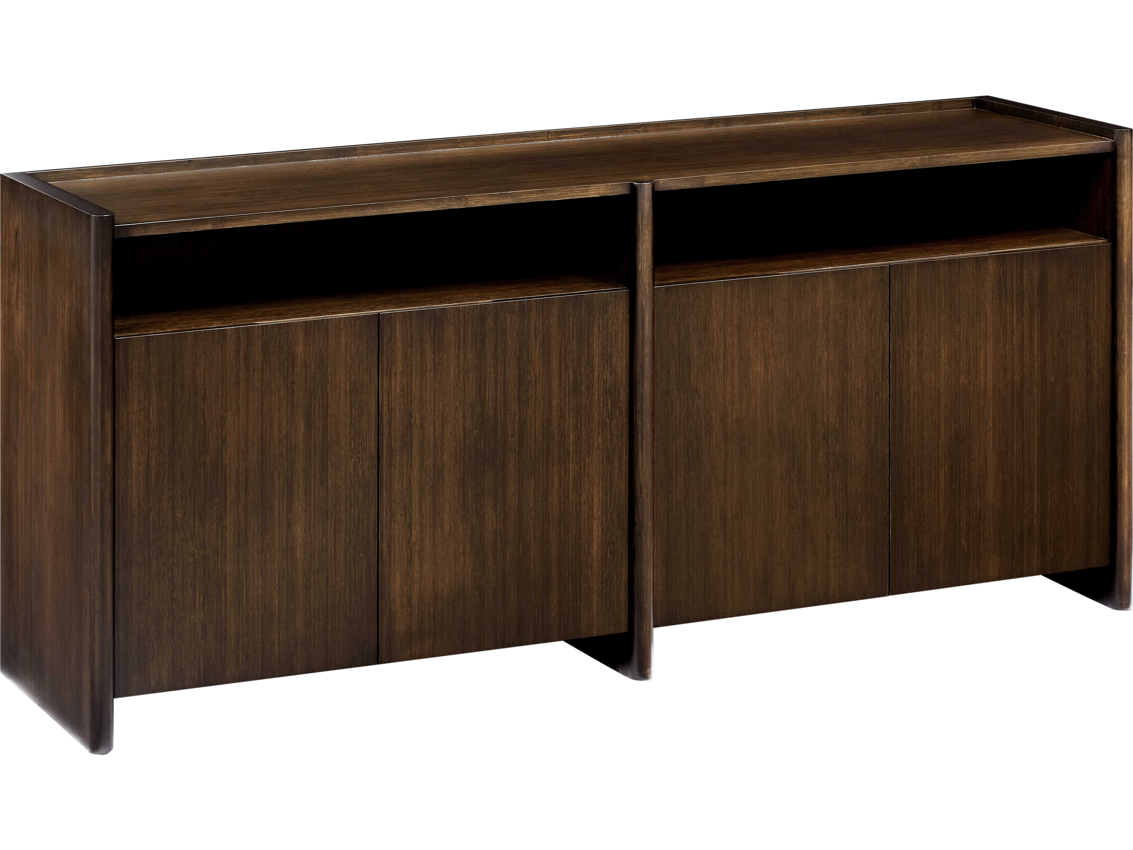 Greenington Hudson 80" Bamboo Wood Black Walnut Sideboard