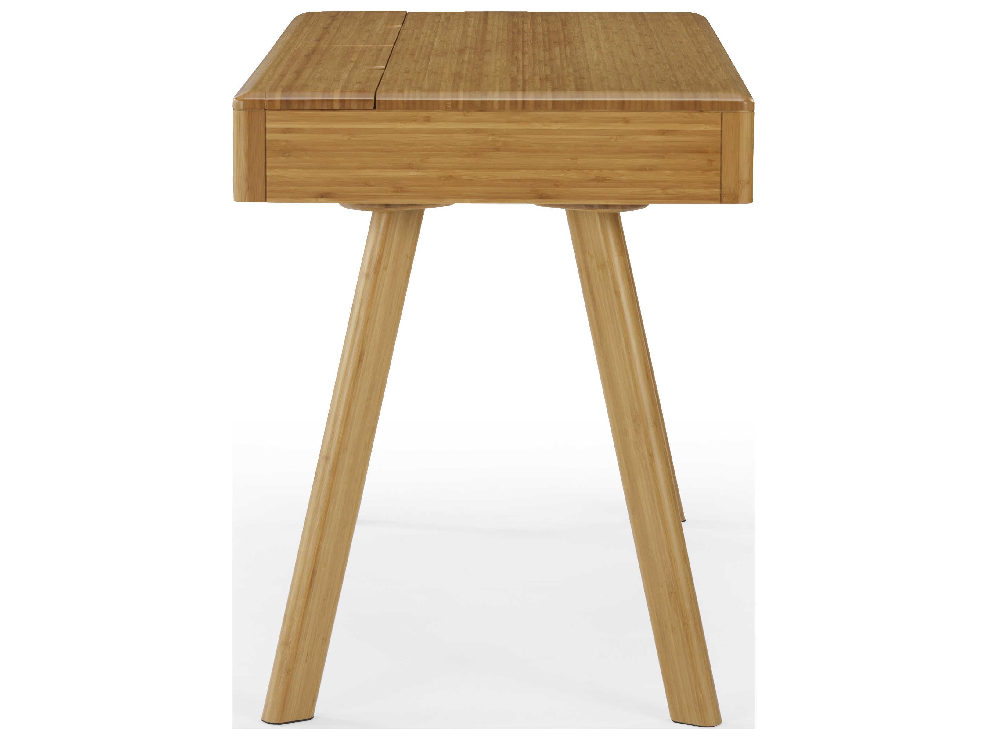 Greenington Jasmine Caramelized Brown Bamboo Wood Writing Desk