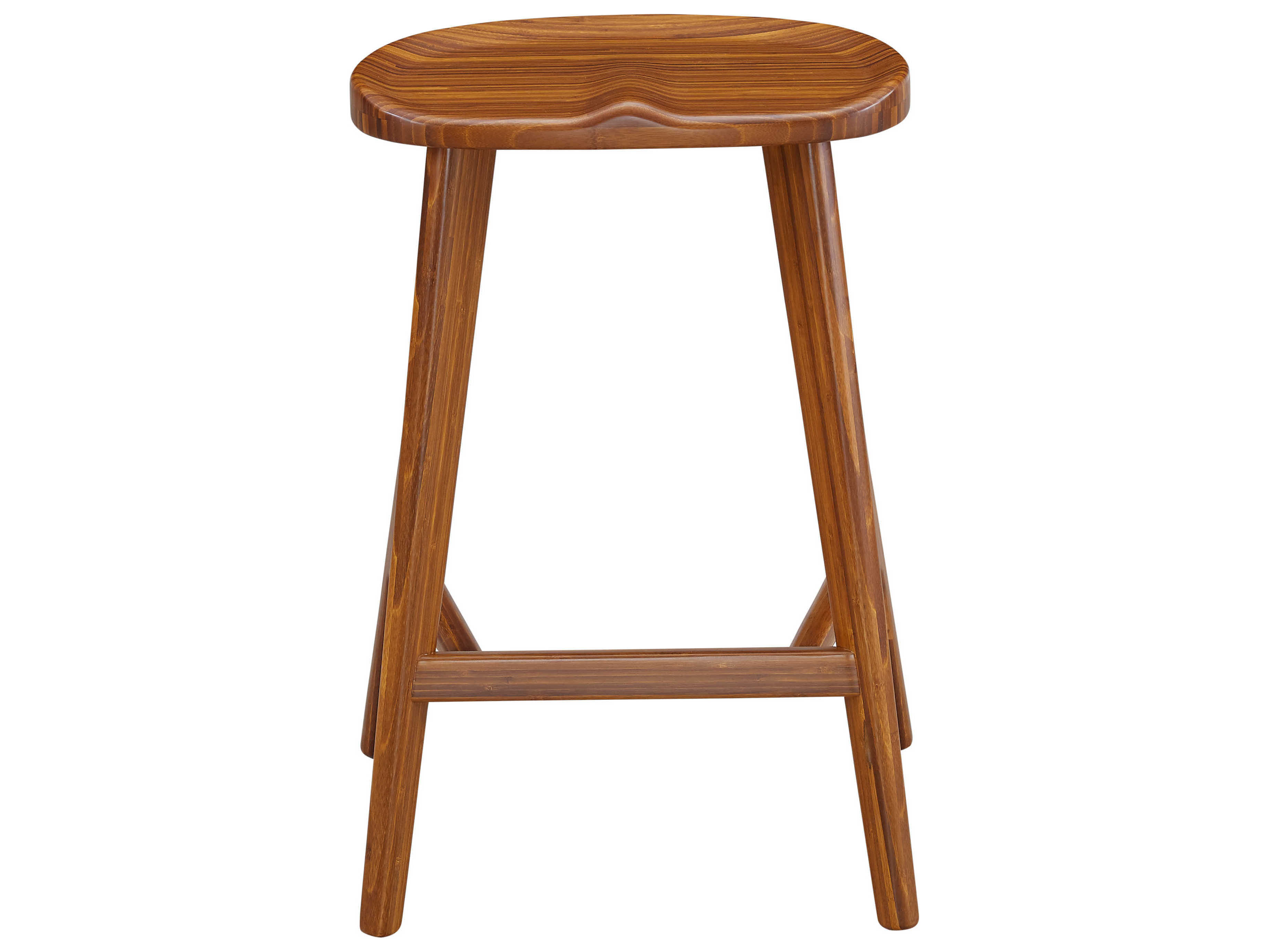 Greenington Max Bamboo Wood Amber Counter Stool