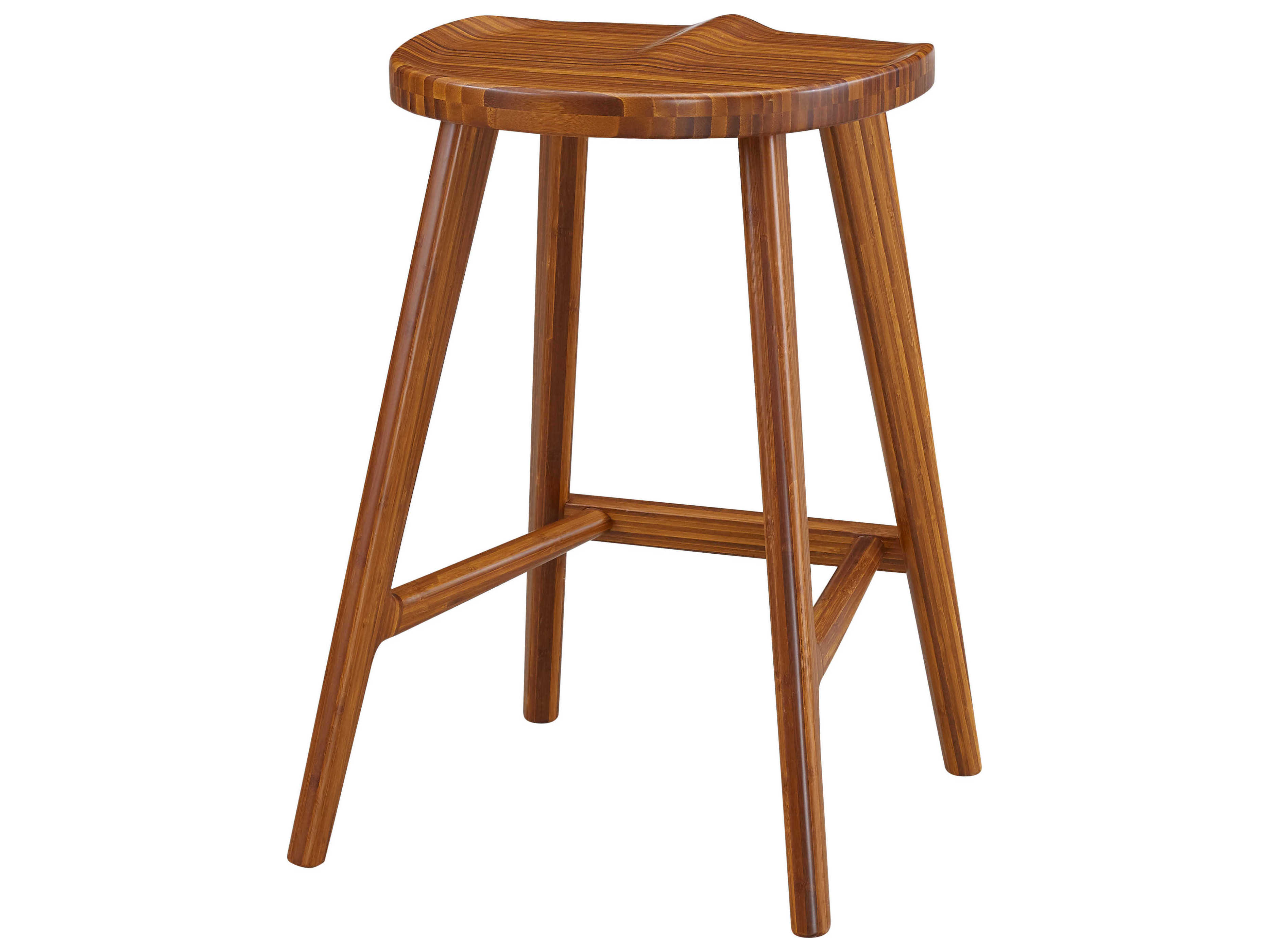 Greenington Max Bamboo Wood Amber Counter Stool