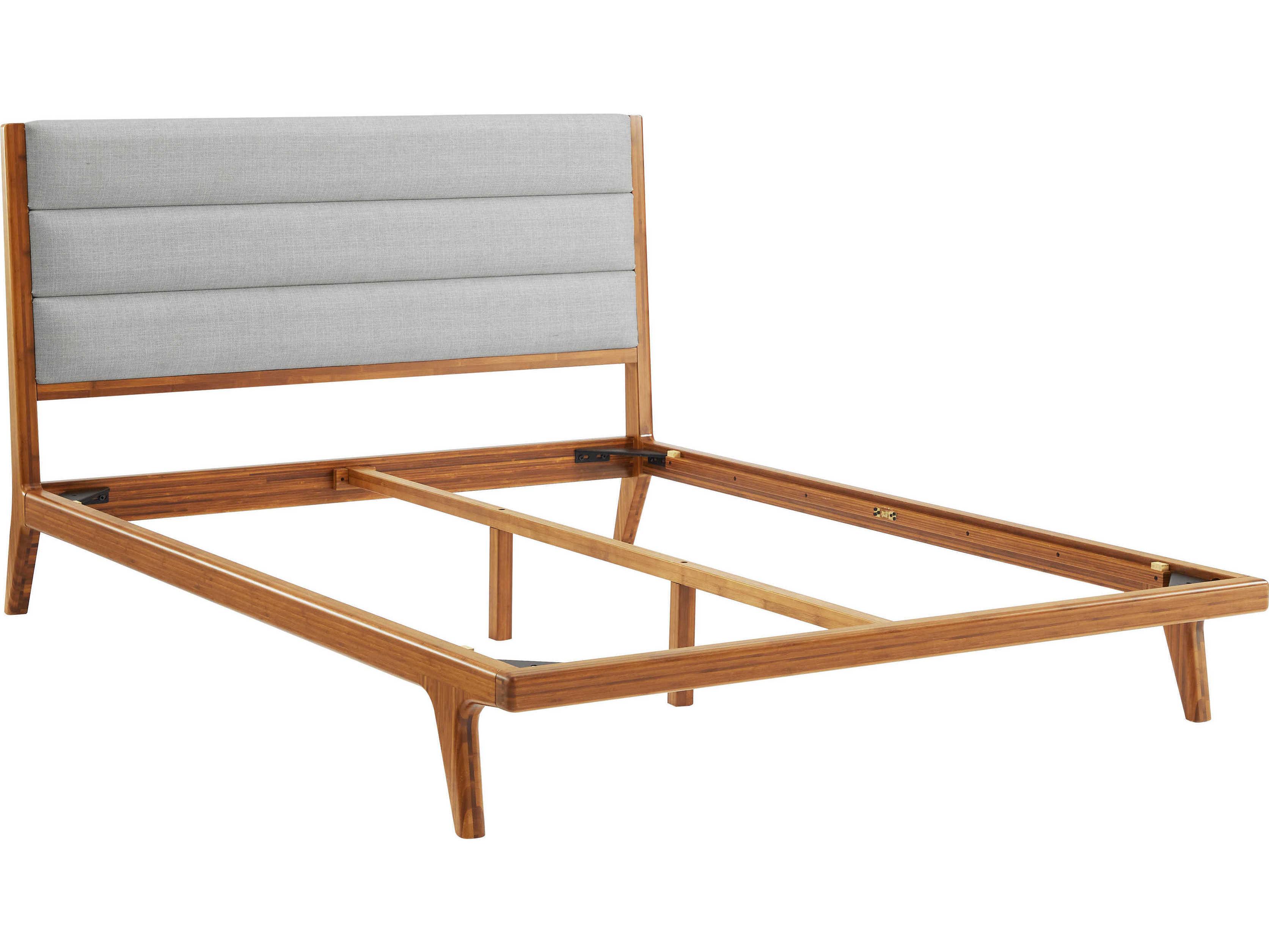 Greenington Mercury Amber Brown Bamboo Wood Queen Platform Bed