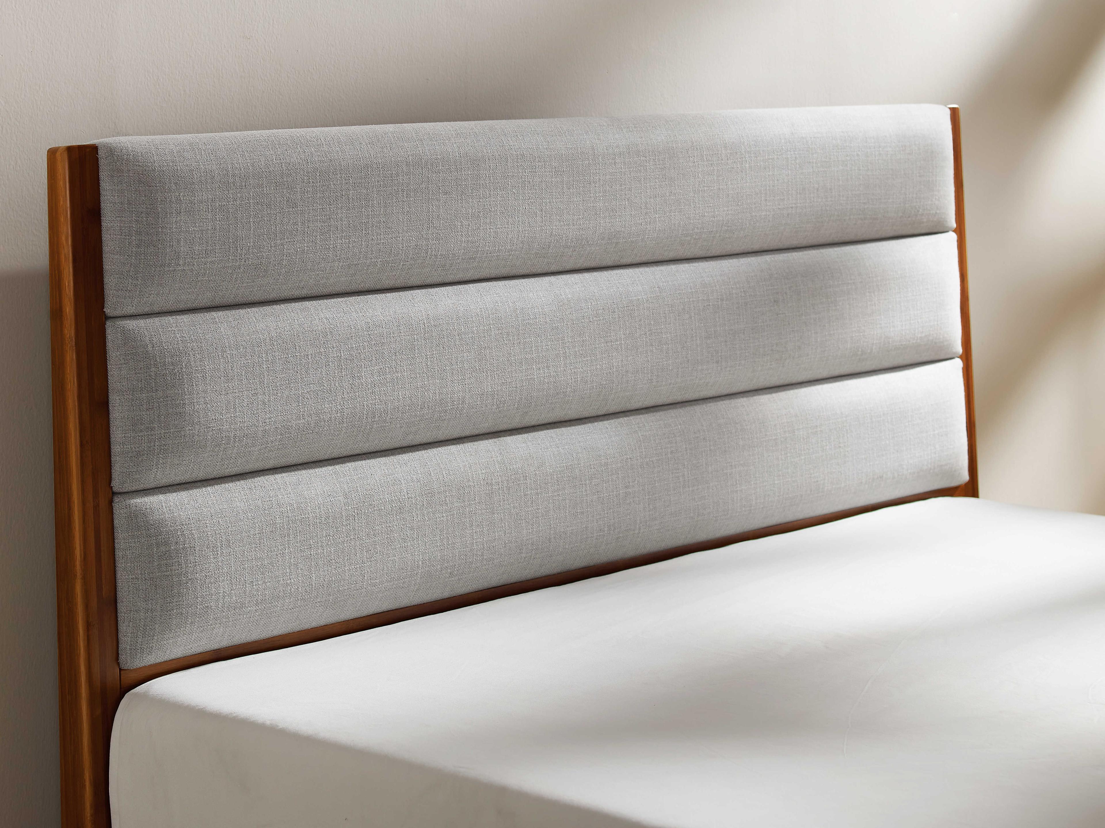 Greenington Mercury Amber Brown Bamboo Wood Queen Platform Bed