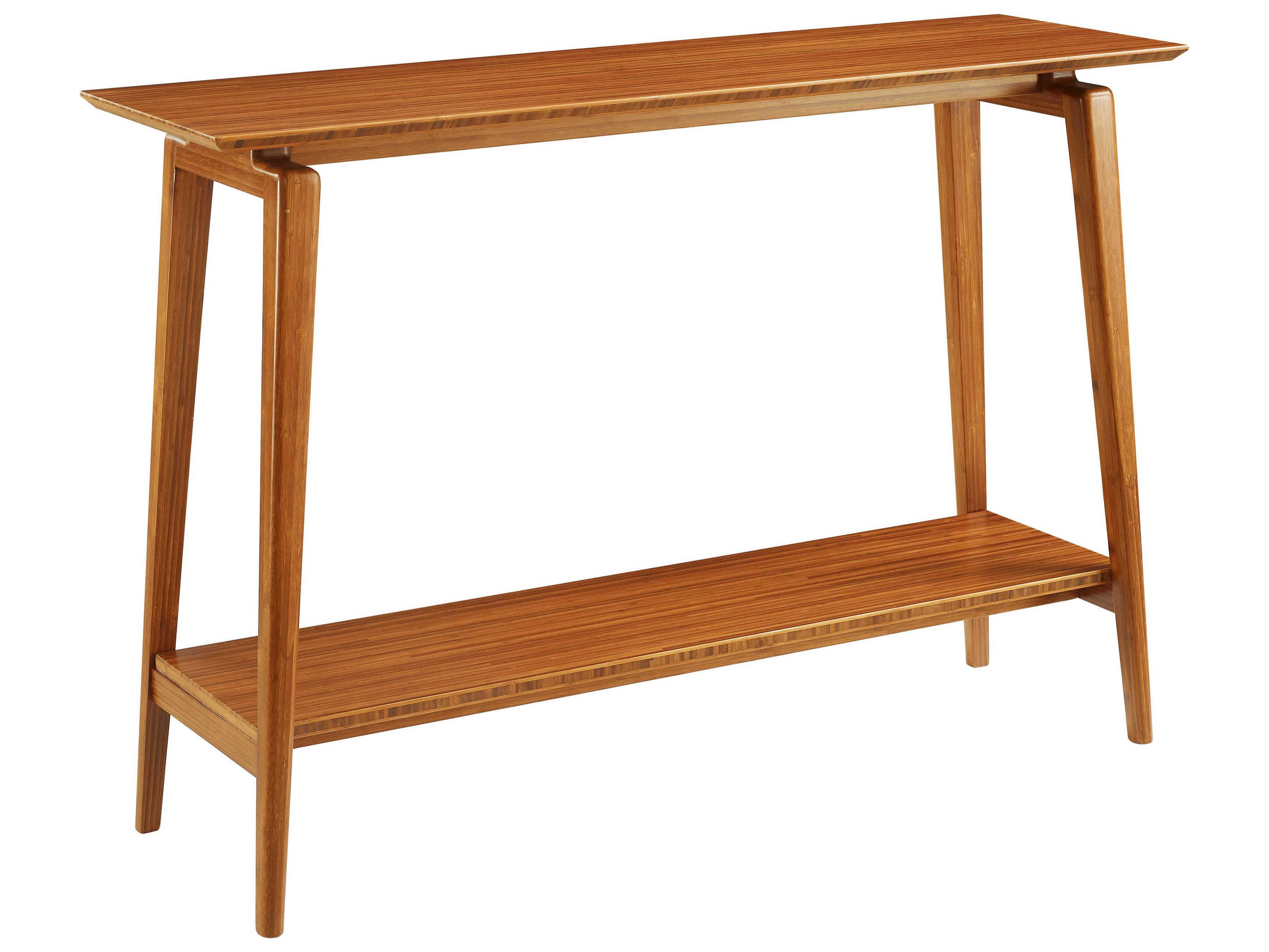 Greenington Antares Rectangular Bamboo Amber Console Table