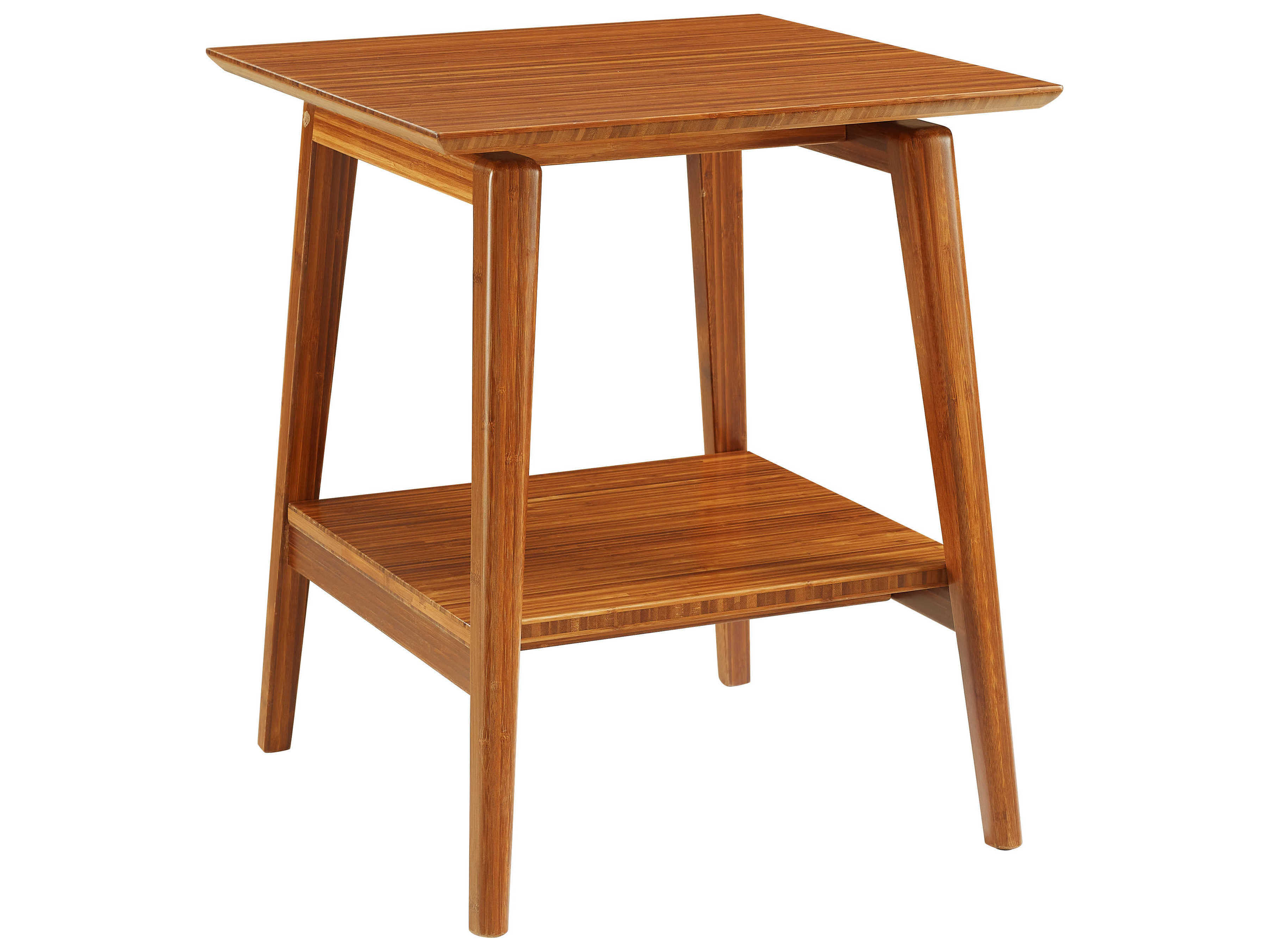 Greenington Antares Square Bamboo Amber End Table