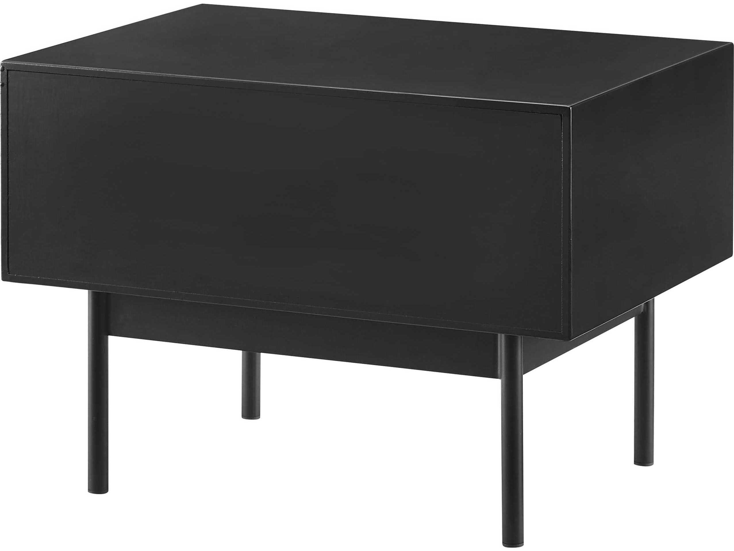 Greenington Park Avenue 1-Drawer Black Bamboo Wood Chest Nightstand