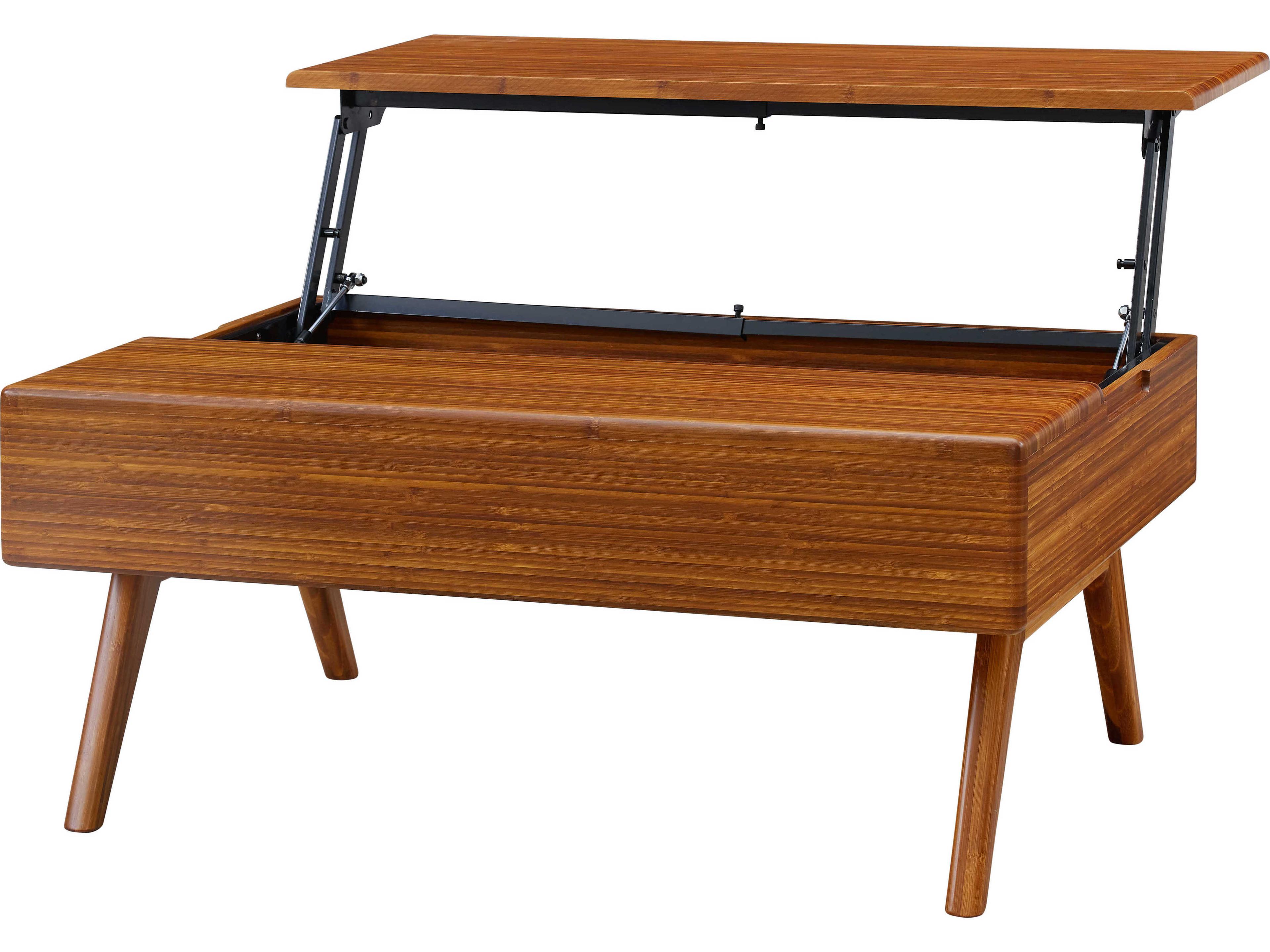 Greenington Accents Rectangular Bamboo Amber Coffee Table