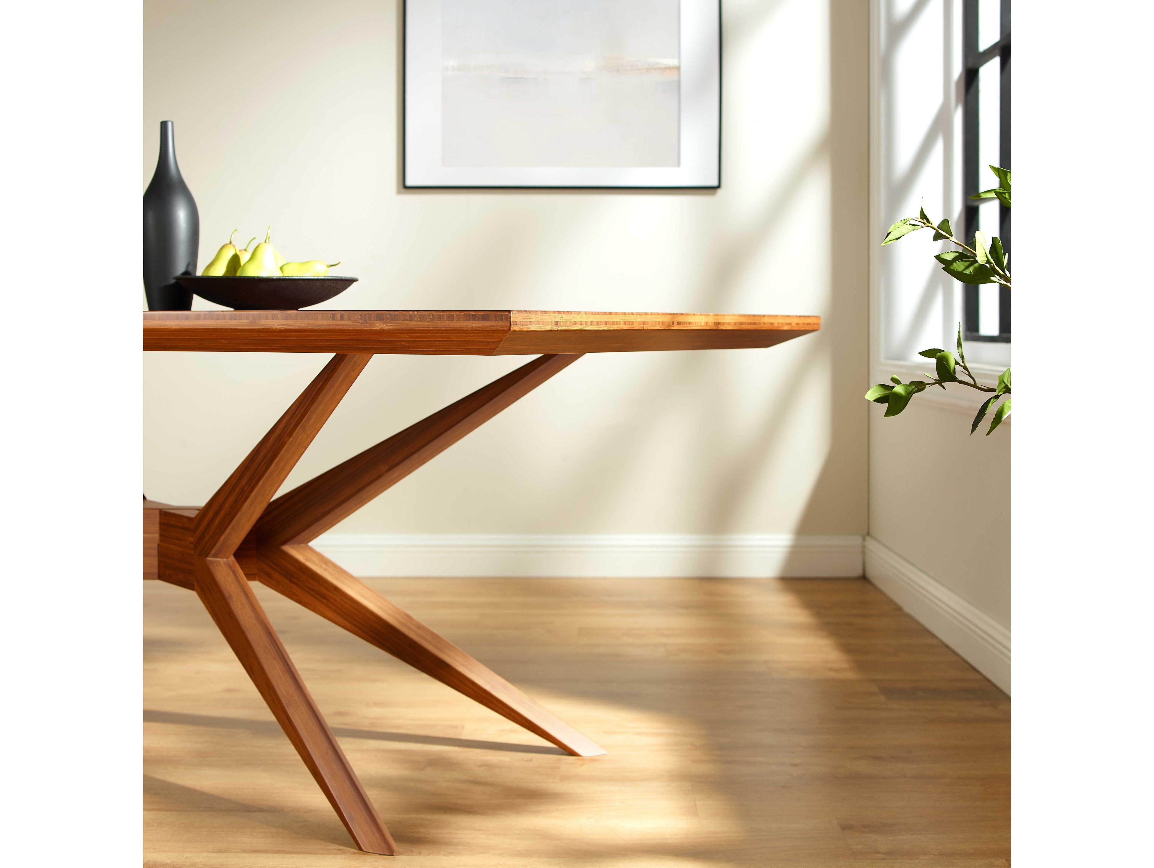 Greenington Sonoma Rectangular Bamboo Amber Dining Table