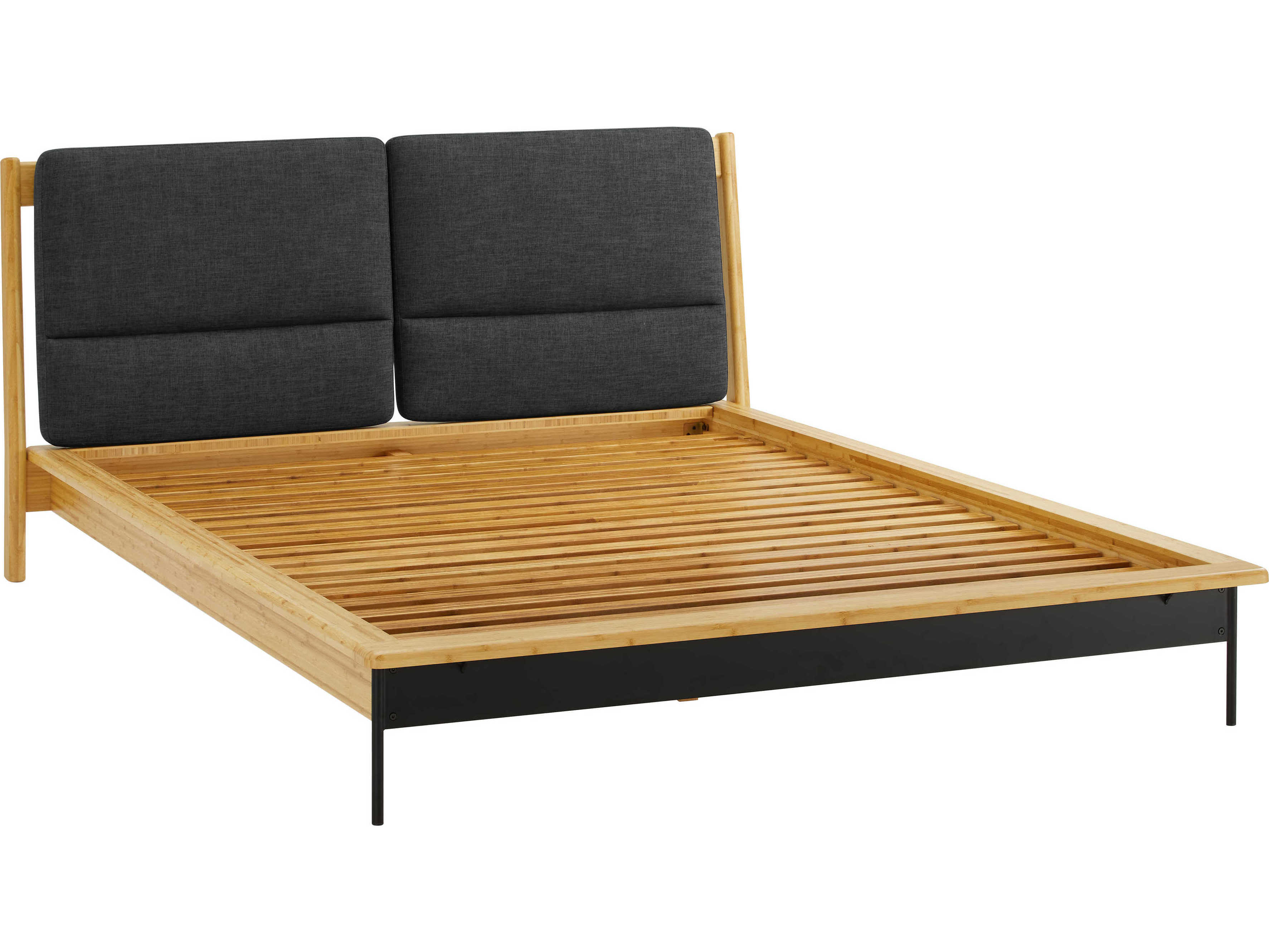 Greenington Santa Cruz Wheat Brown Bamboo Wood Queen Platform Bed