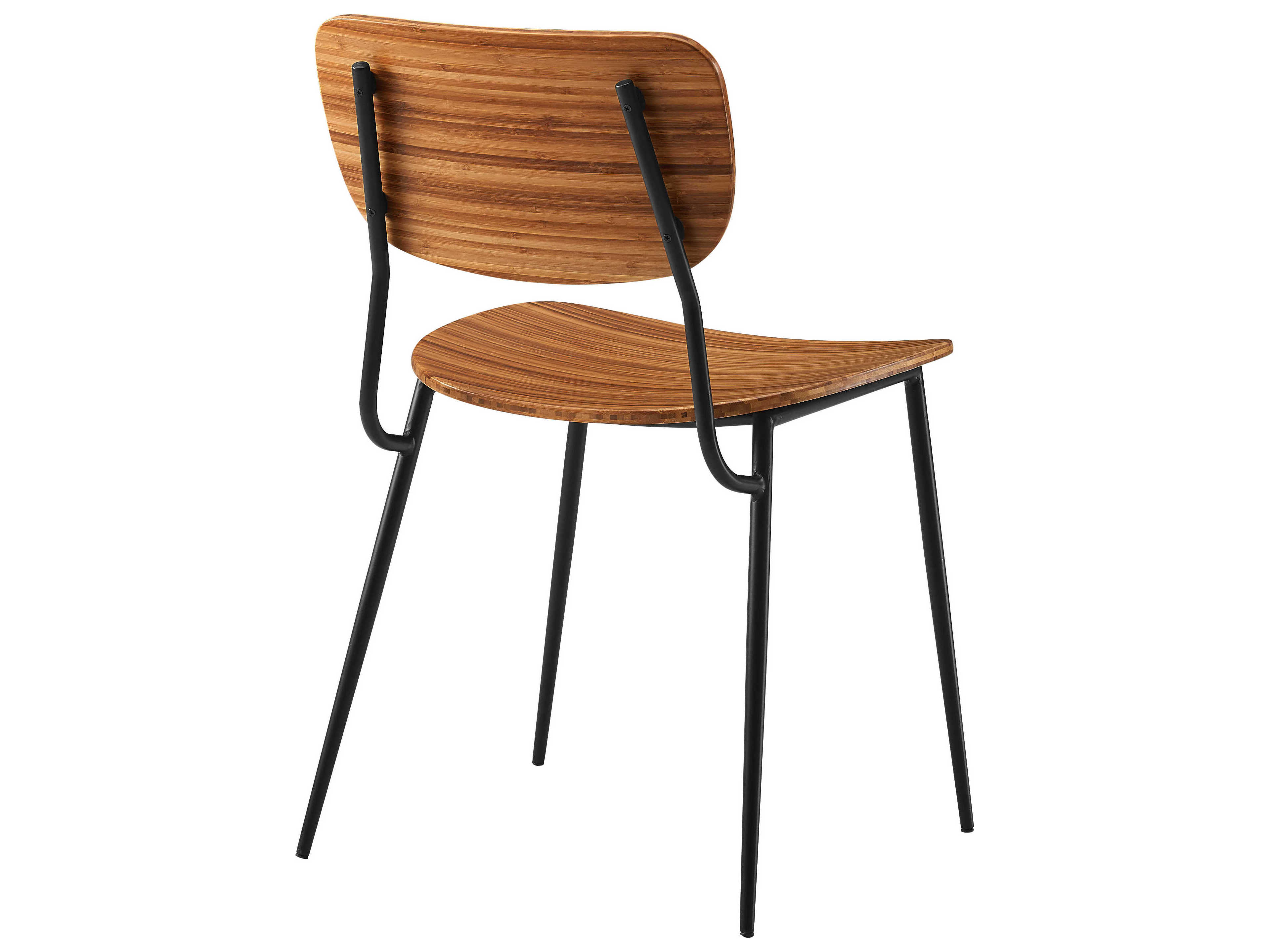 Greenington Soho Bamboo Wood Black Side Dining Chair