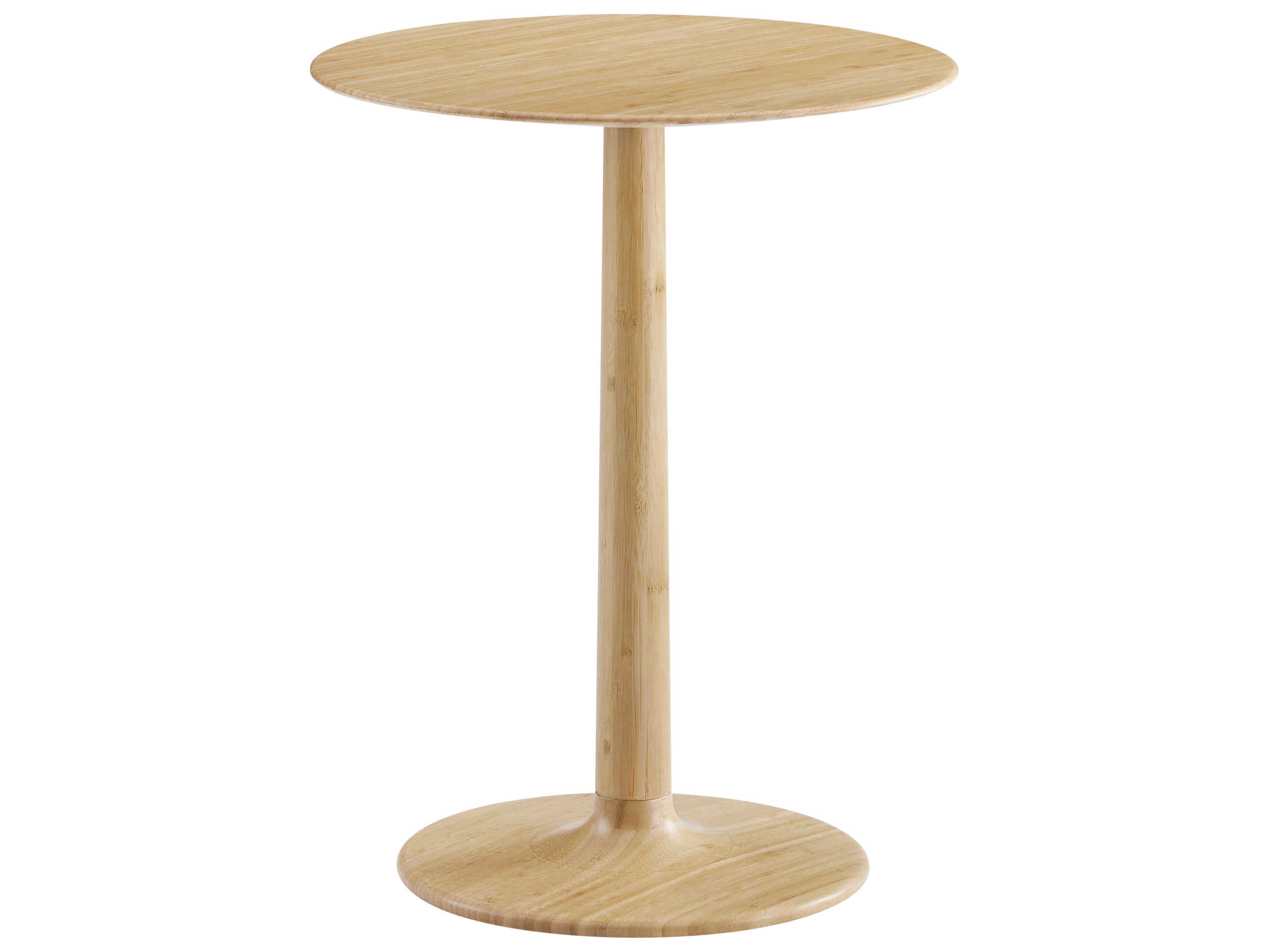 Greenington Accents Round Bamboo Wheat End Table