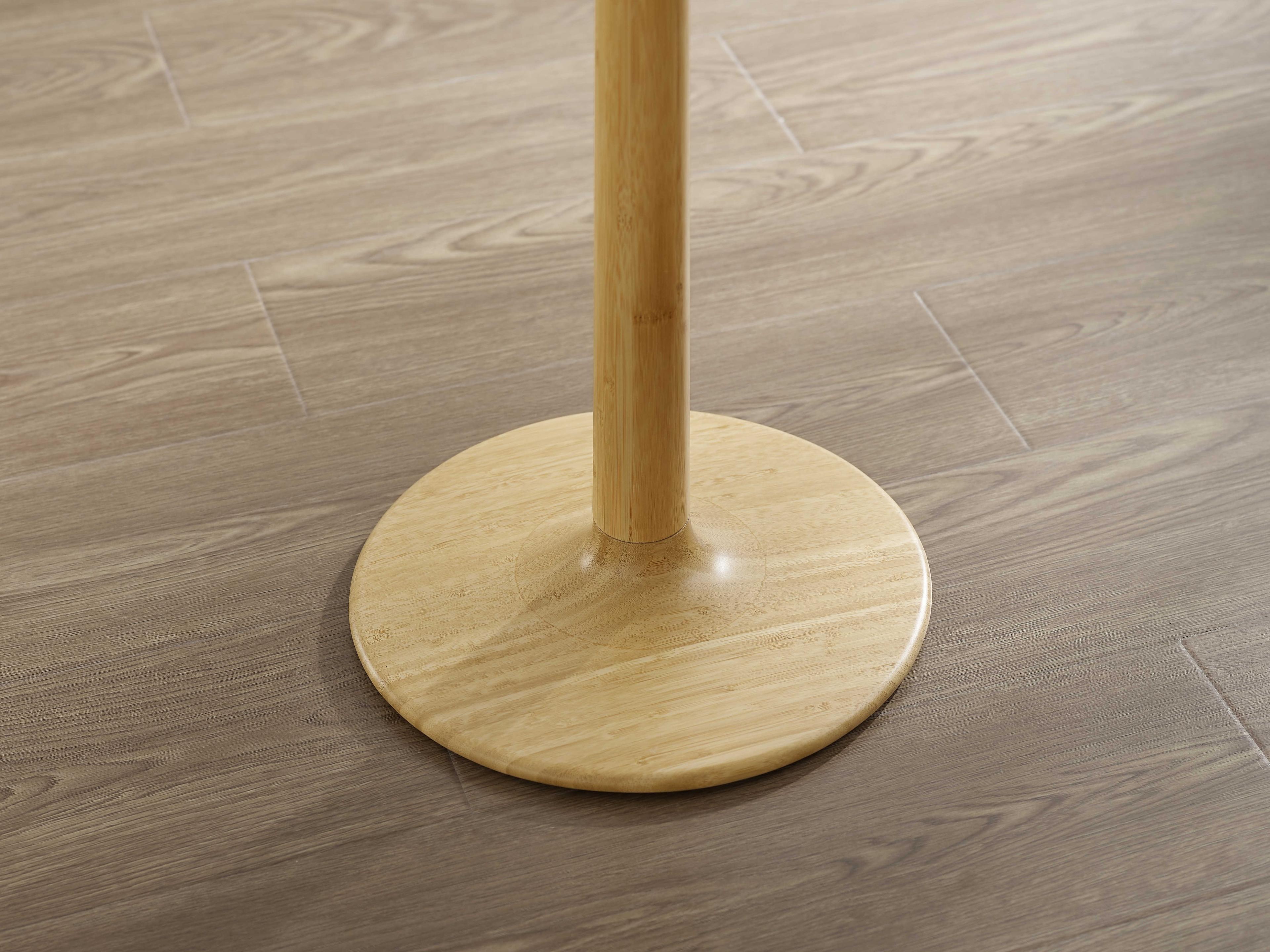 Greenington Accents Round Bamboo Wheat End Table