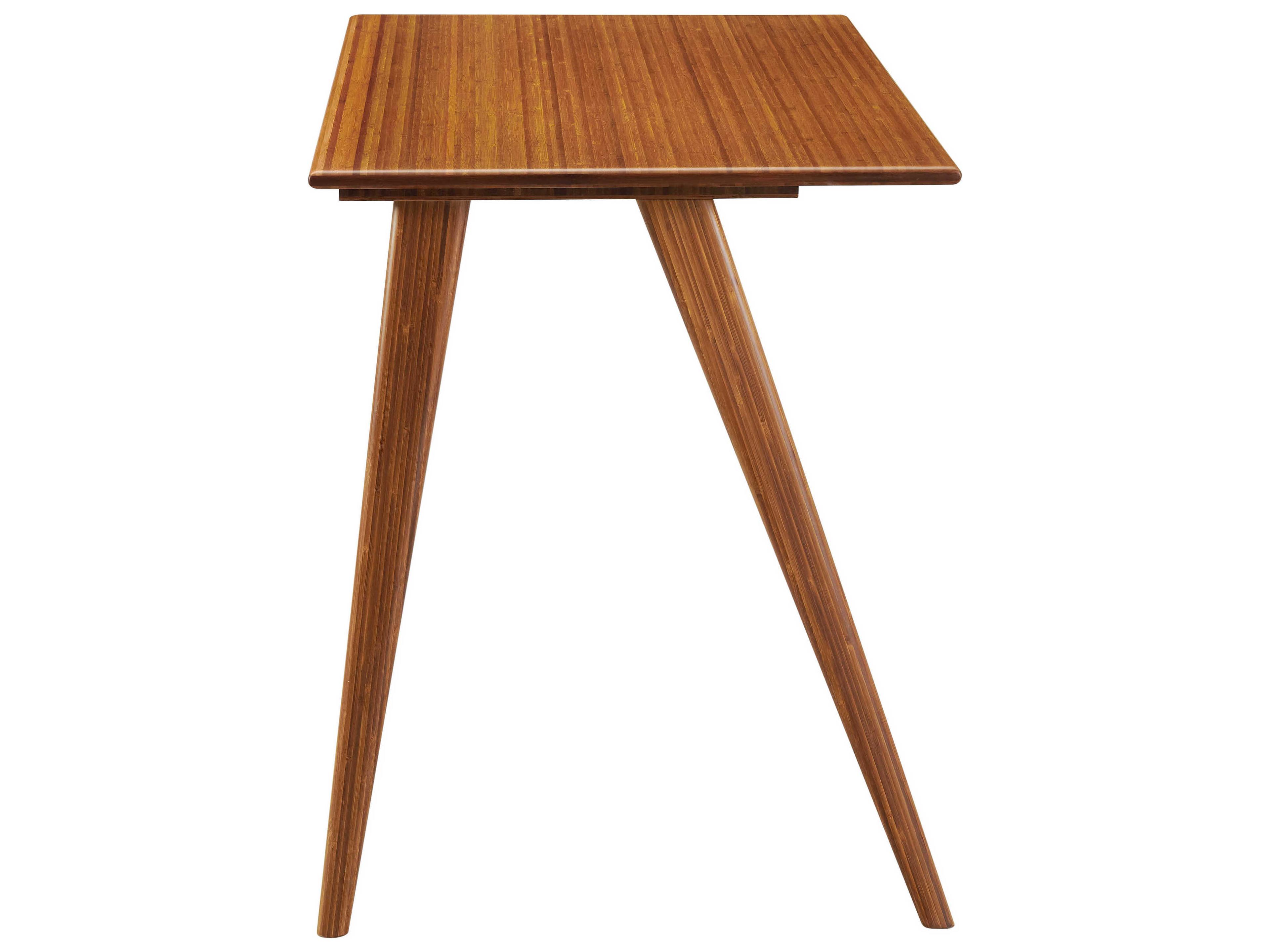 Greenington Studio Plus Amber Brown Bamboo Wood Computer Desk