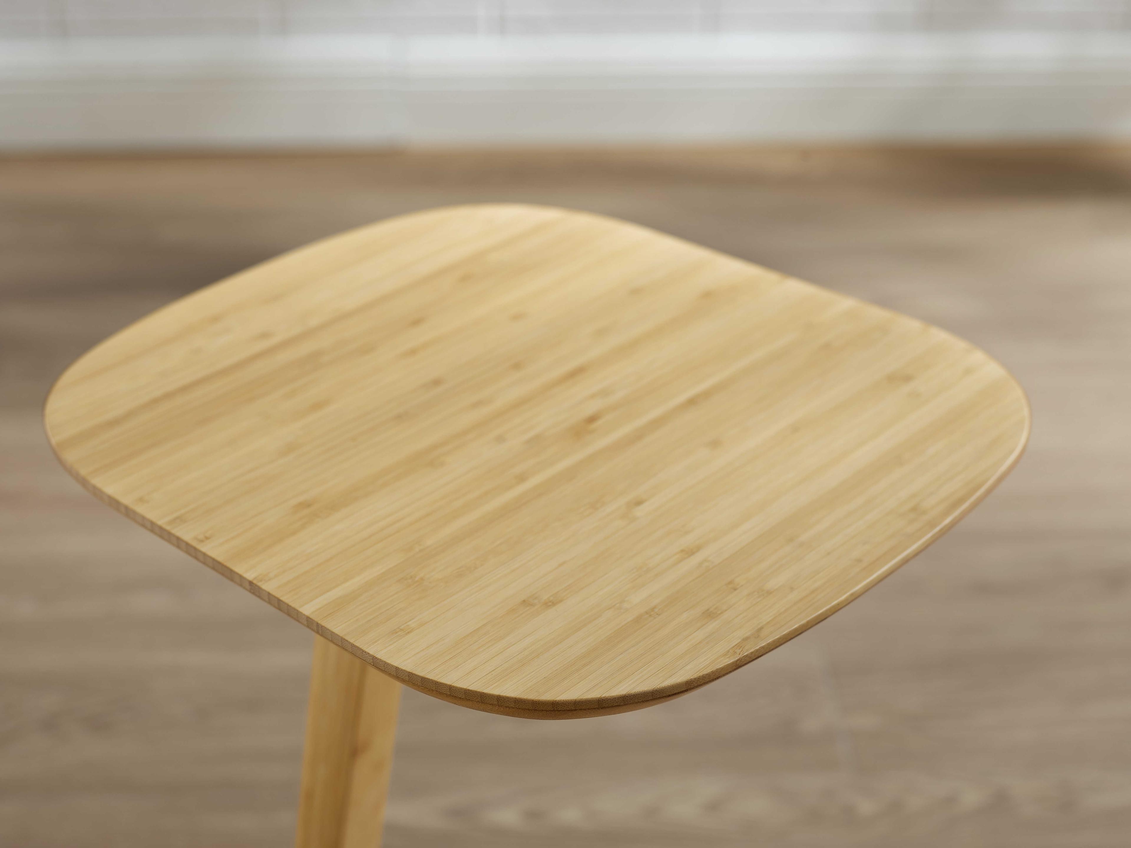 Greenington Accents Square Bamboo Wheat End Table