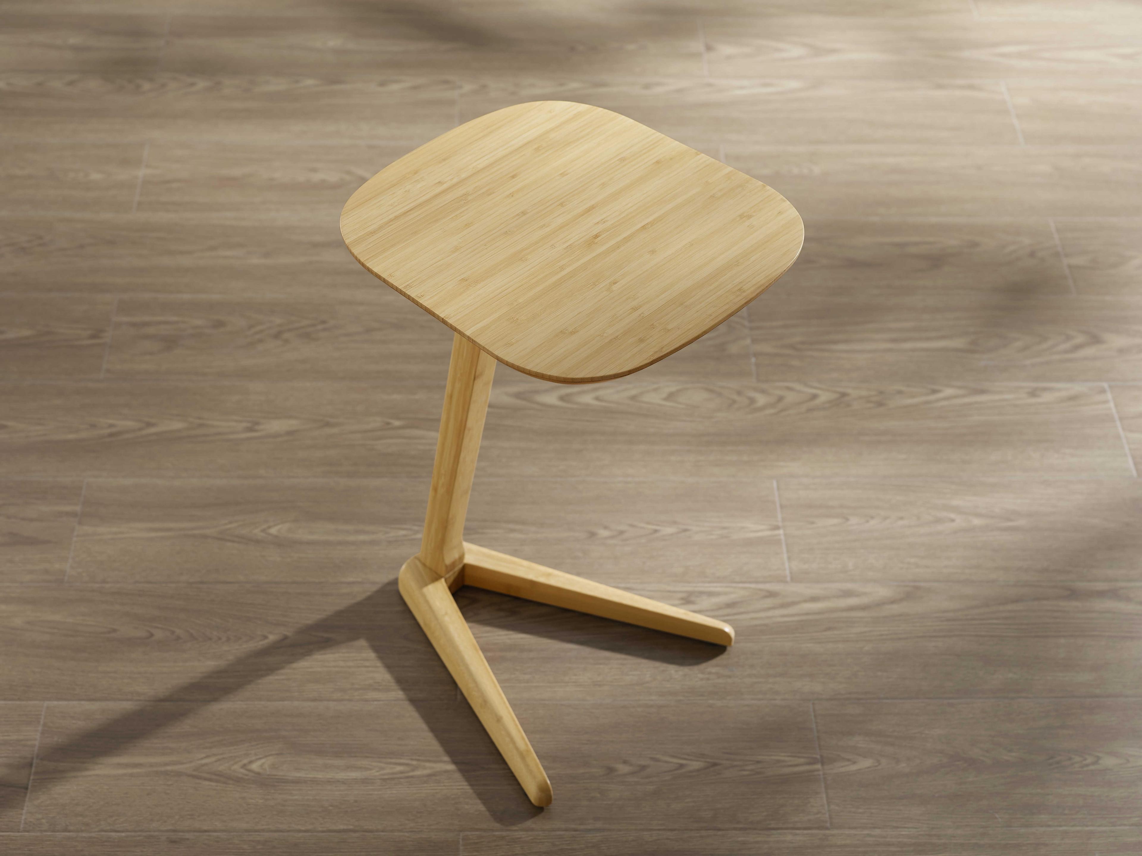 Greenington Accents Square Bamboo Wheat End Table