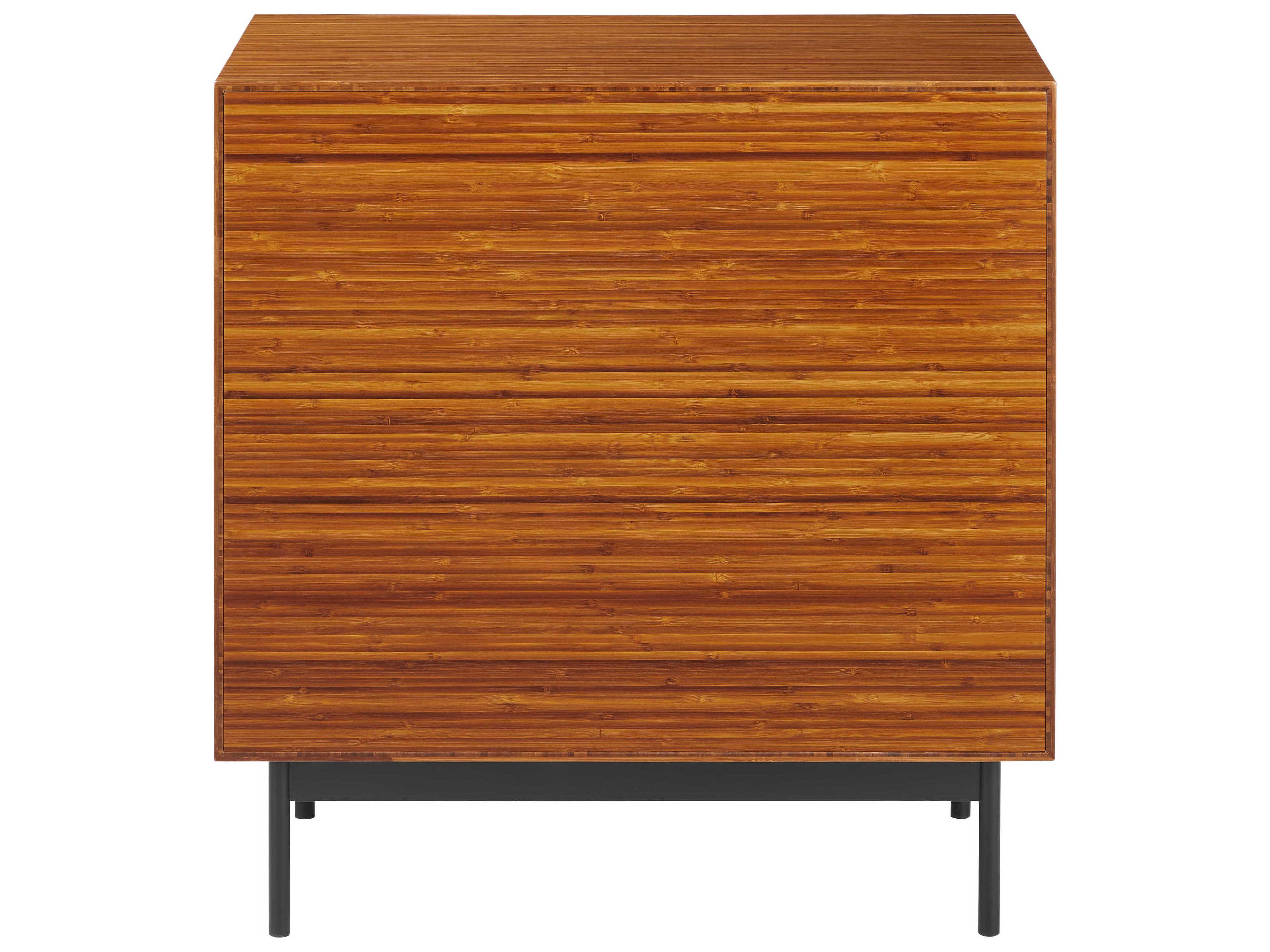 Greenington Taylor 1-Drawer Brown Bamboo Wood Nightstand