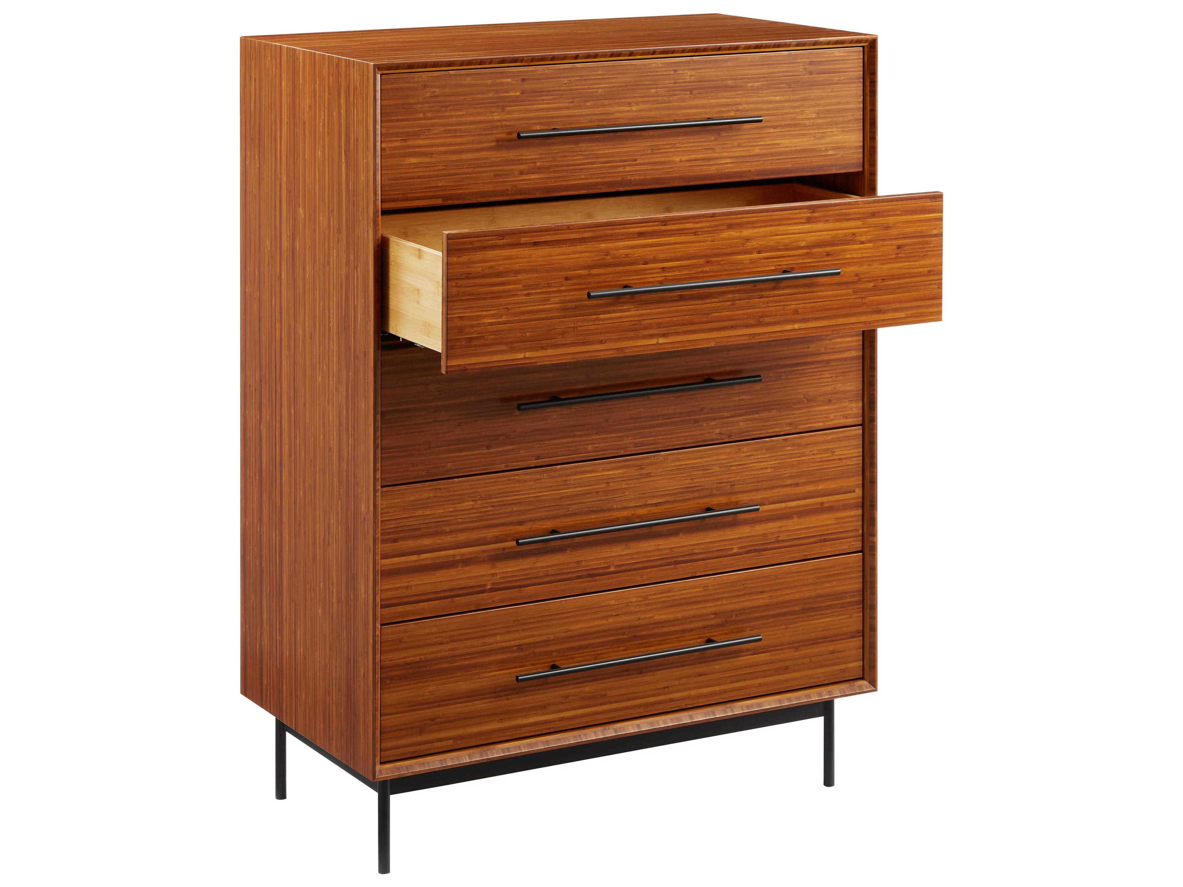 Greenington Taylor Amber Brown Bamboo Wood Accent Chest