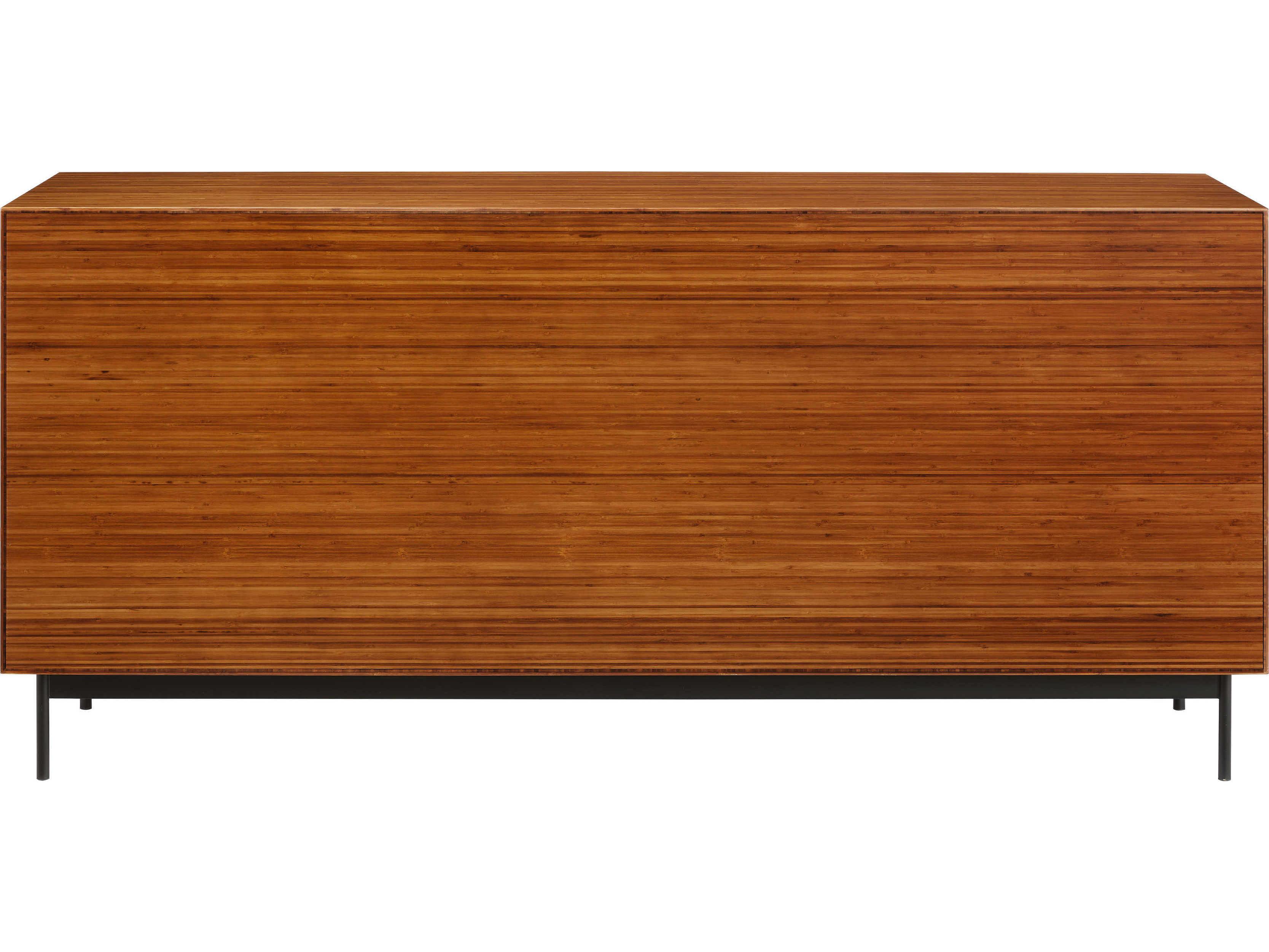 Greenington Taylor 6-Drawers Brown Bamboo Wood Double Dresser