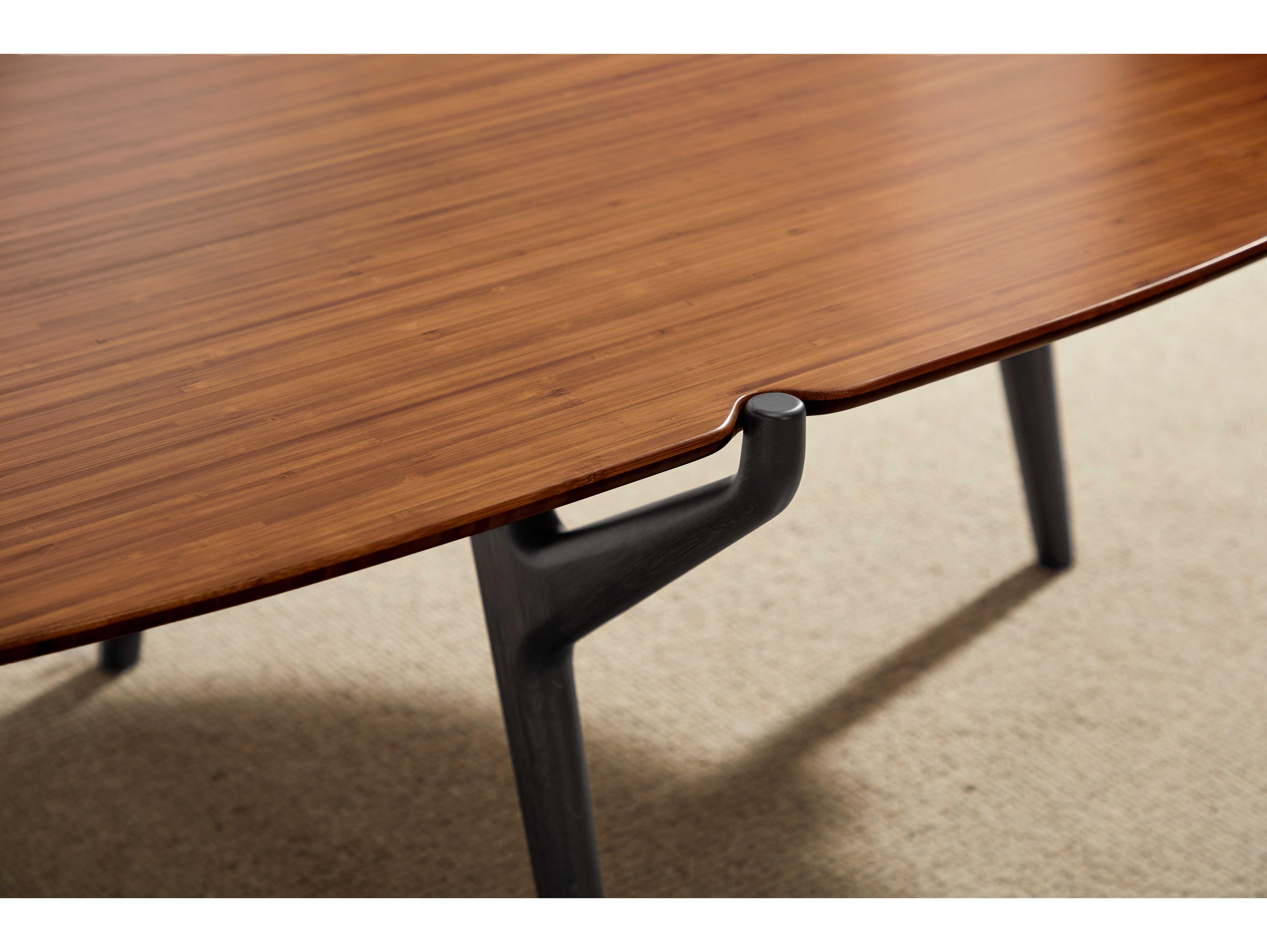 Greenington Tofino Oval Bamboo Amber Coffee Table