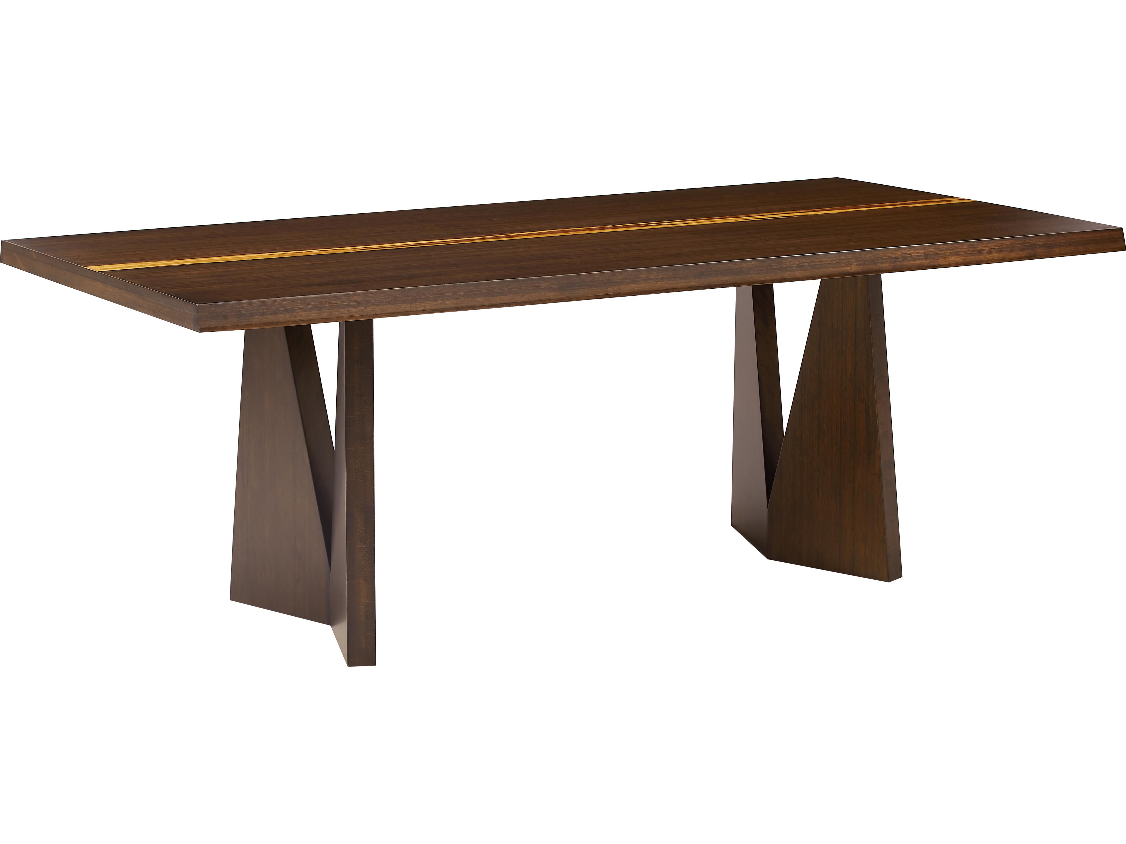 Greenington Torrey Rectangular Bamboo Black Walnut Dining Table