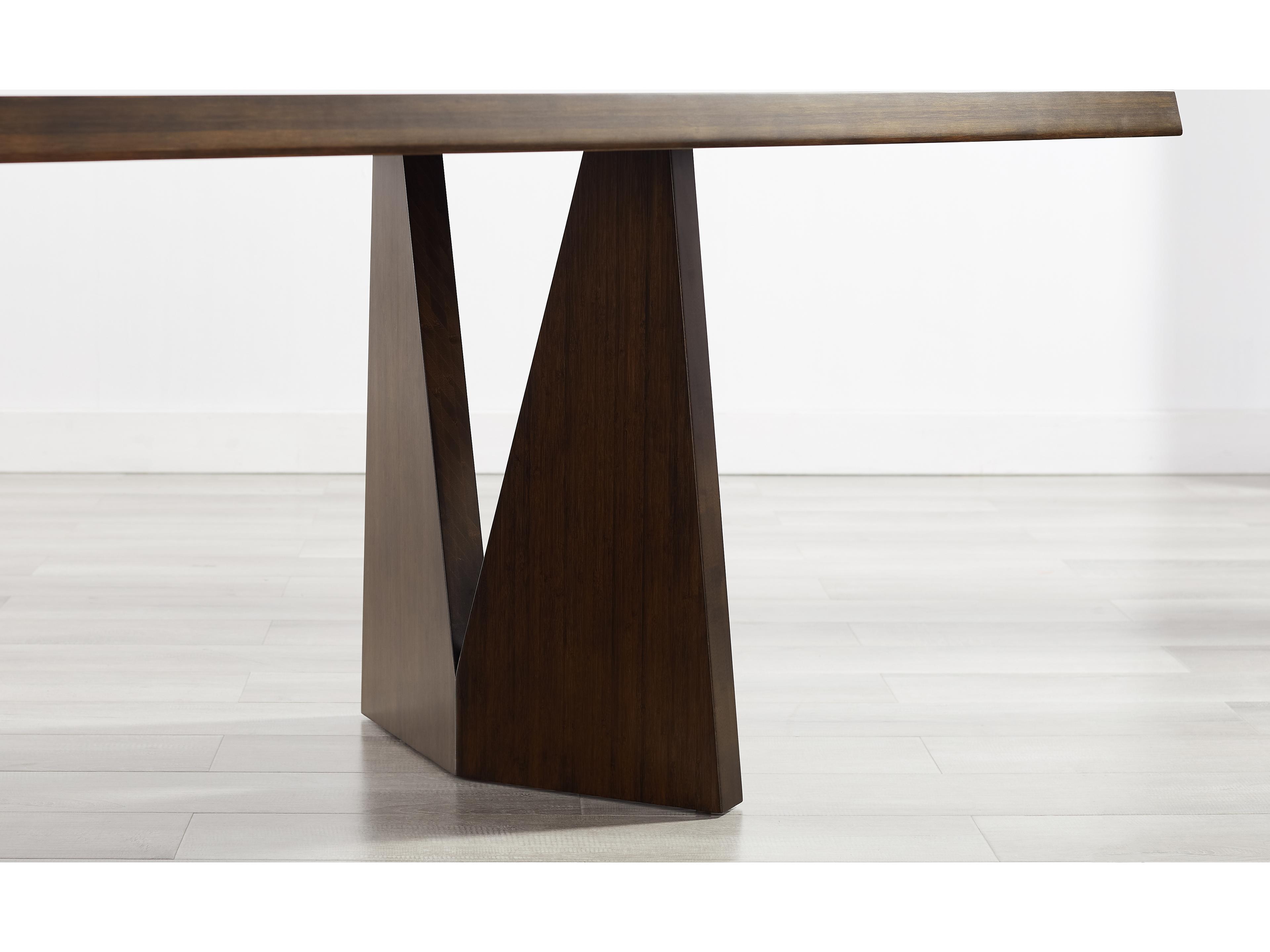 Greenington Torrey Rectangular Bamboo Black Walnut Dining Table