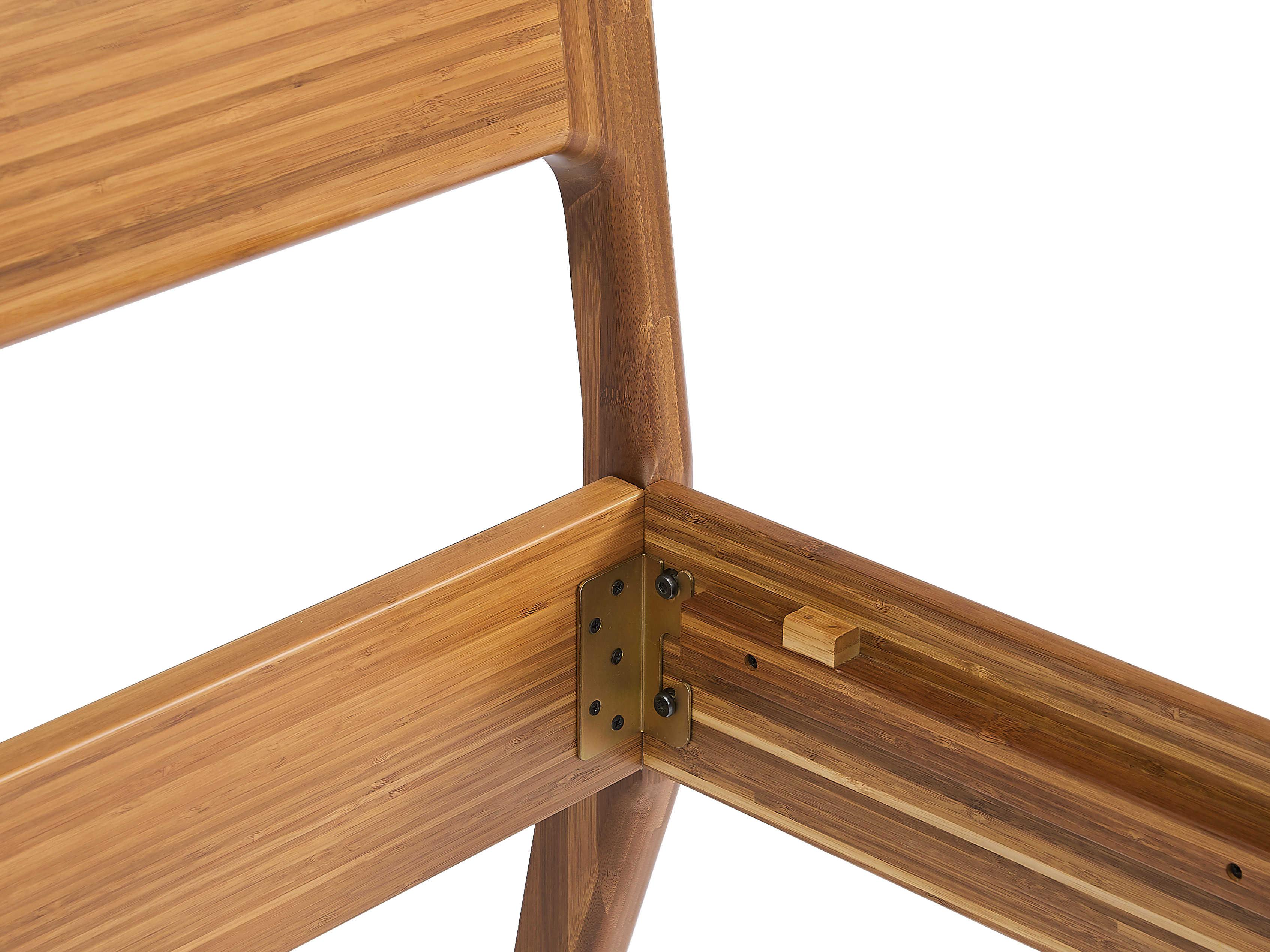 Greenington Ventura Amber Brown Bamboo Wood Queen Platform Bed