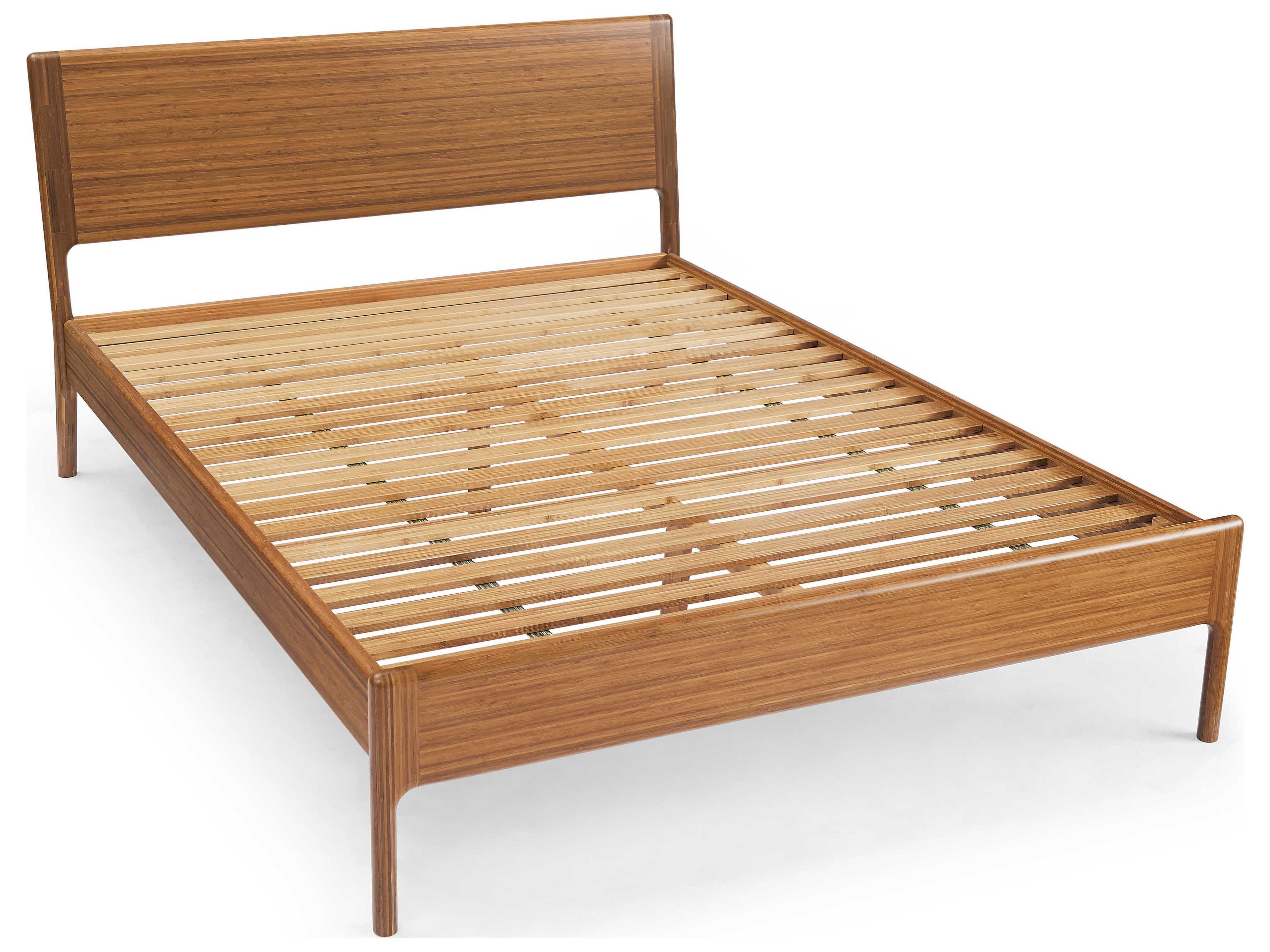 Greenington Ventura Amber Brown Bamboo Wood King Platform Bed