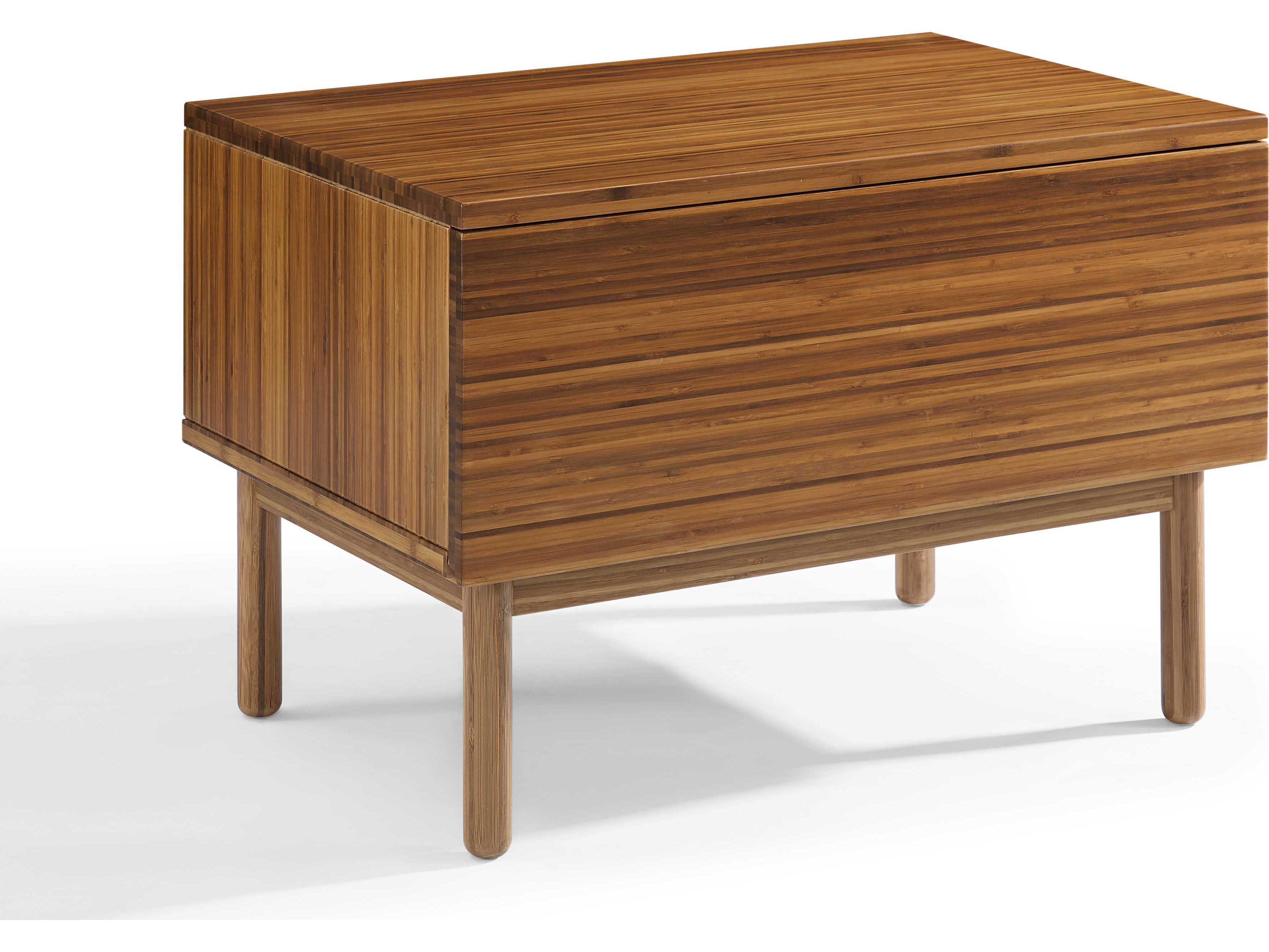Greenington Ventura 1-Drawer Brown Bamboo Wood Chest Nightstand