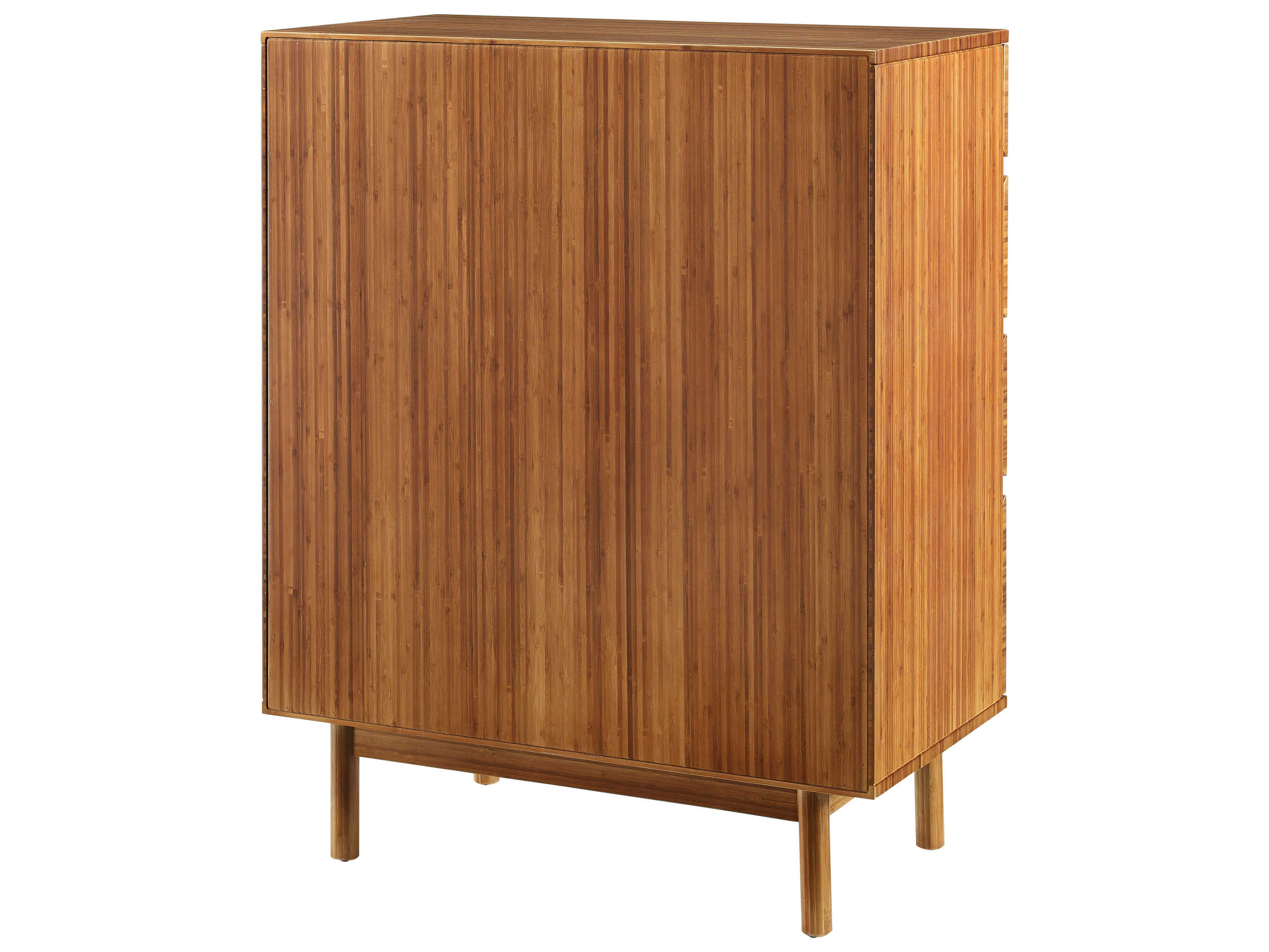 Greenington Ventura 4-Drawers Amber Brown Bamboo Wood Accent Chest