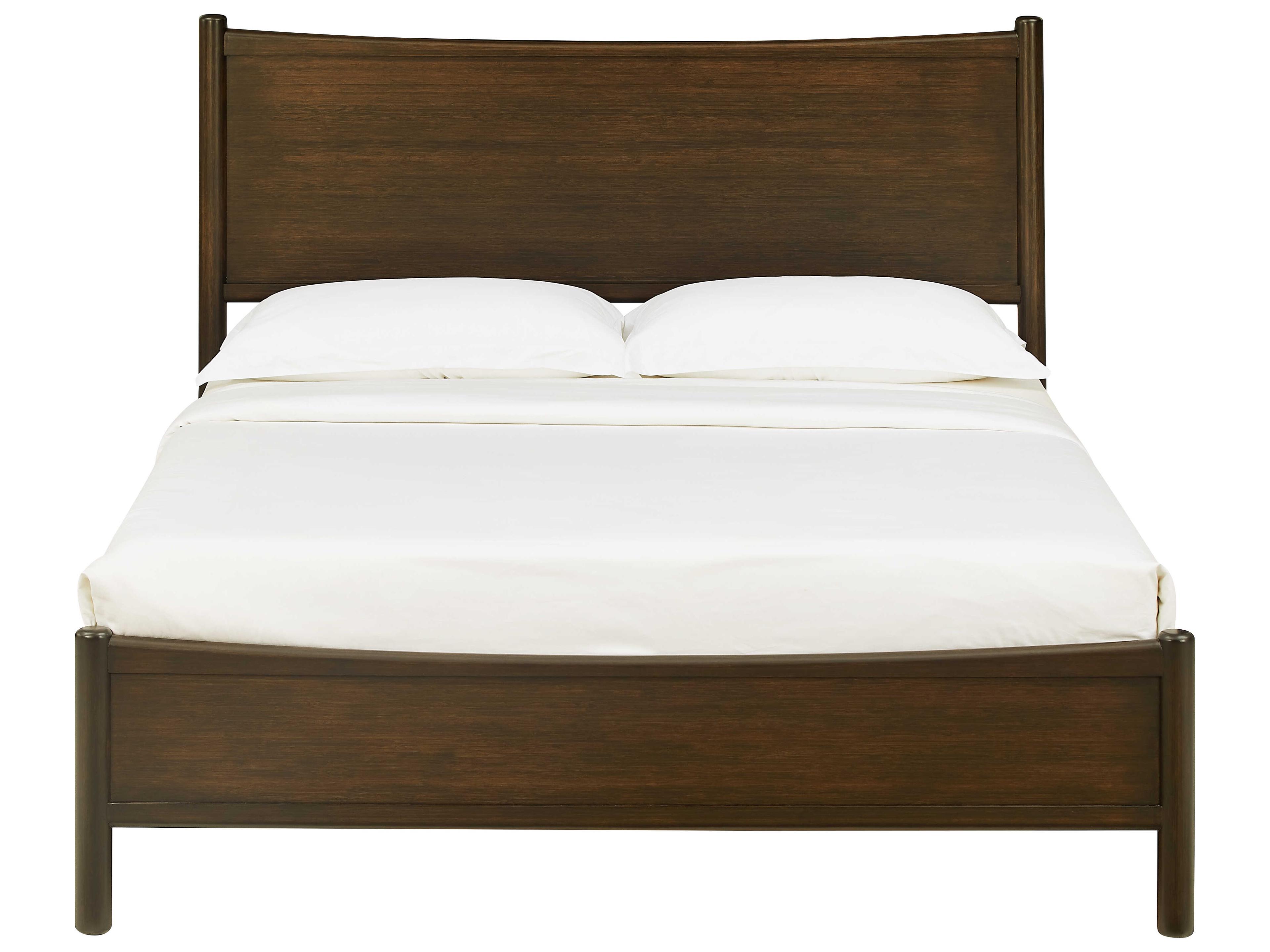 Greenington Weston Black Walnut Brown Bamboo Wood Queen Platform Bed