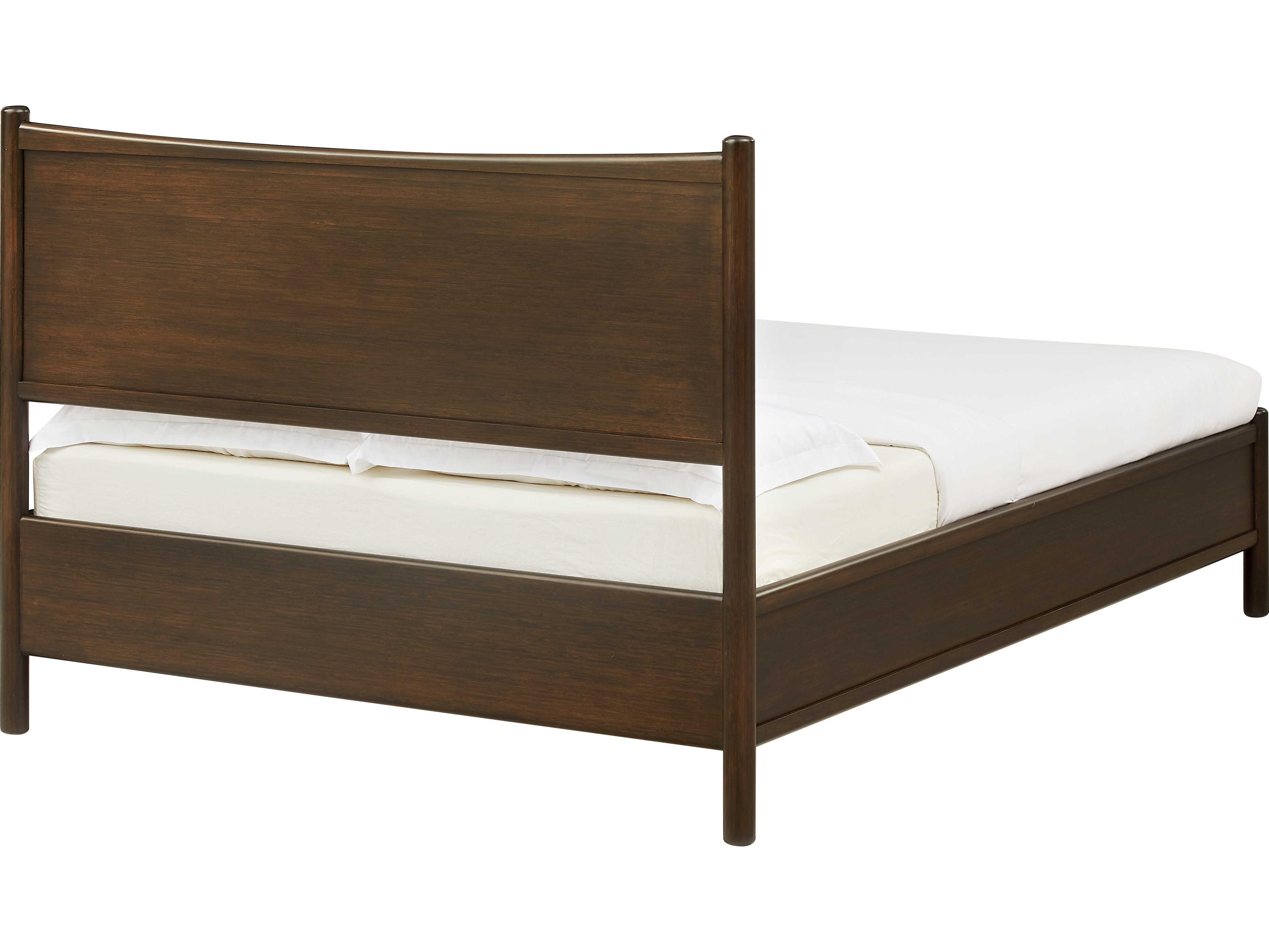 Greenington Weston Black Walnut Brown Bamboo Wood Queen Platform Bed