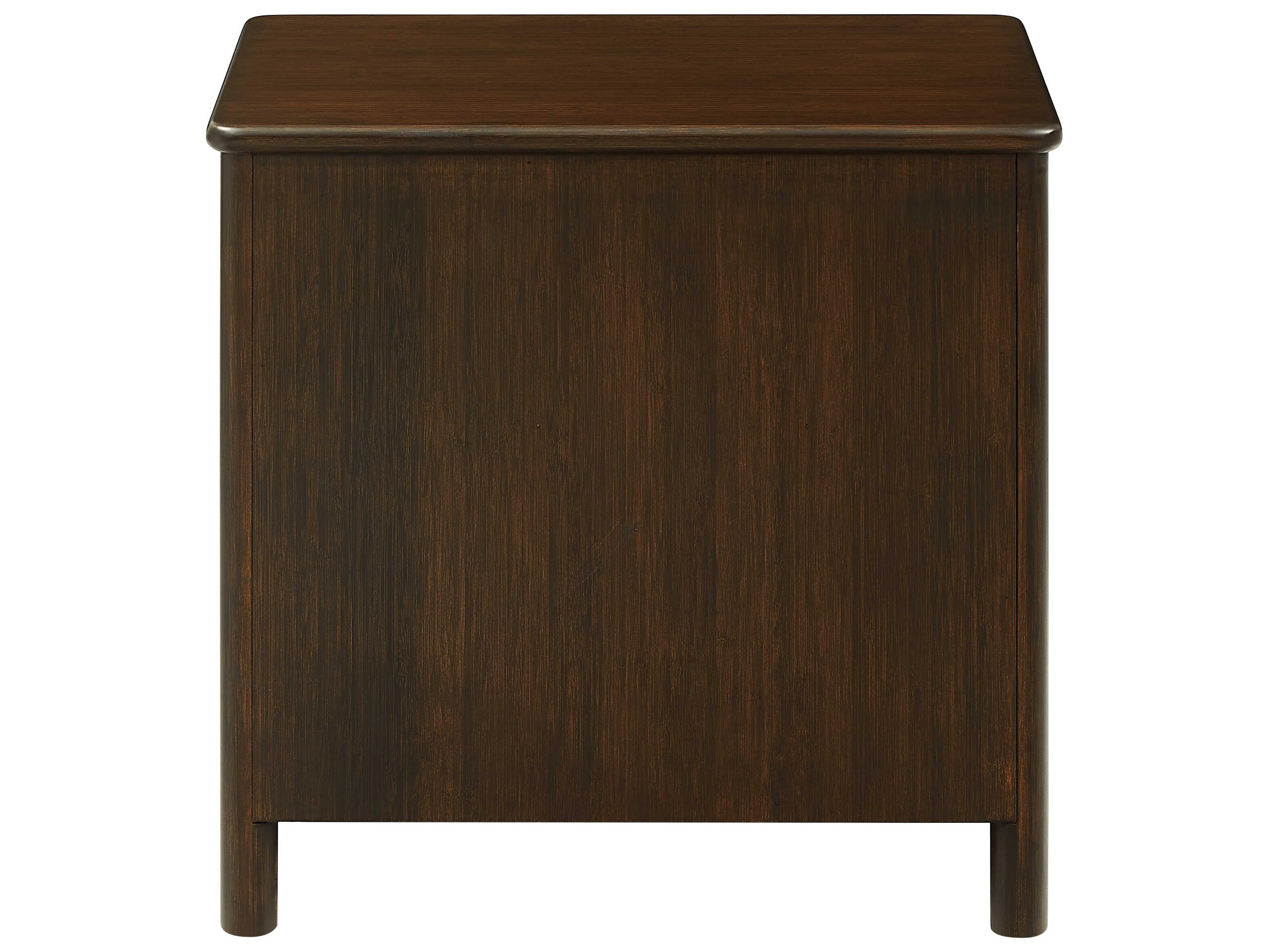 Greenington Weston 1-Drawer Brown Bamboo Wood Nightstand