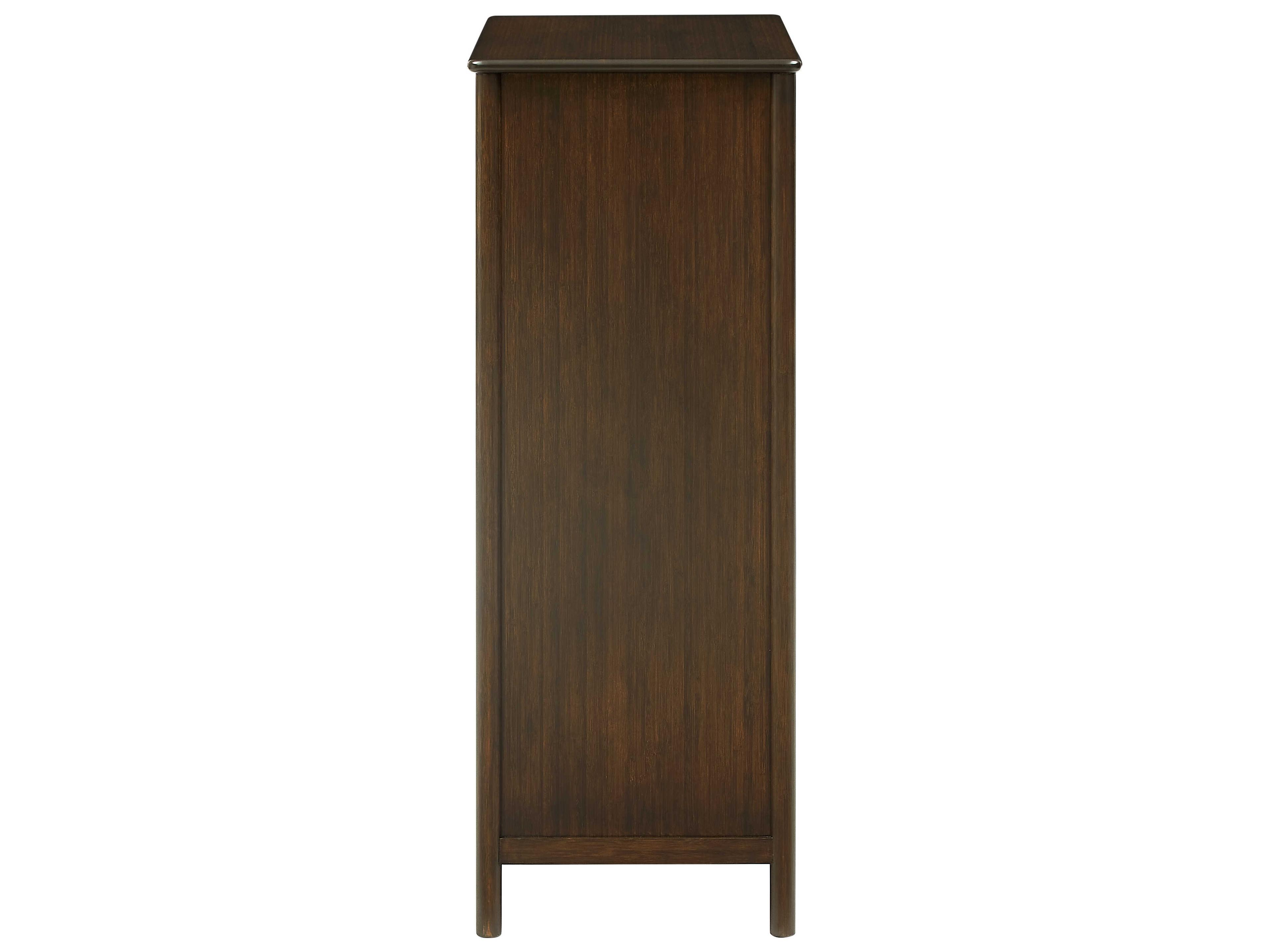Greenington Weston Black Walnut Brown Bamboo Wood Accent Chest