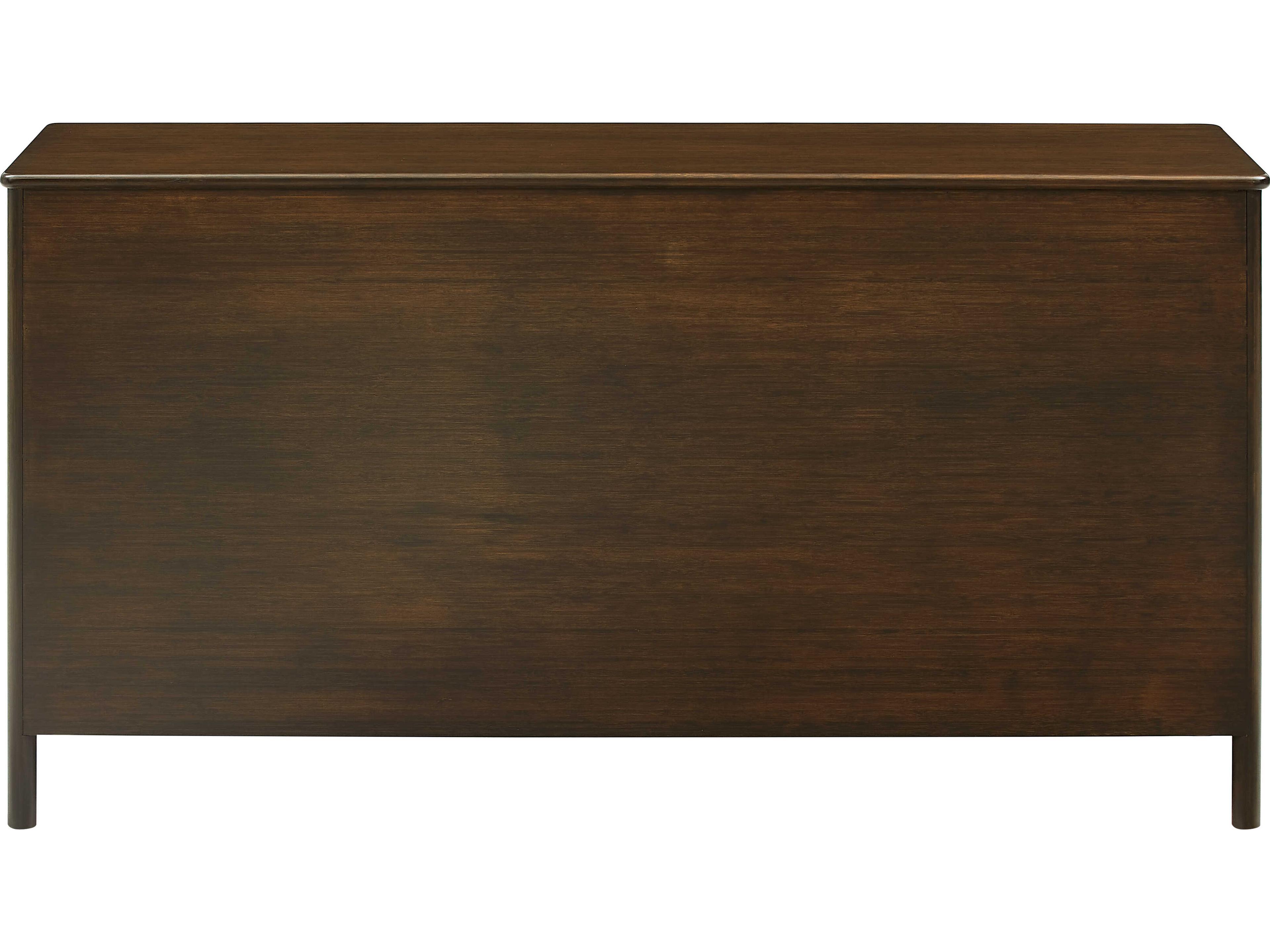 Greenington Weston 6-Drawers Brown Bamboo Wood Double Dresser