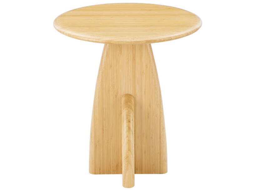 Greenington Zephyr Round Bamboo Coffee Table