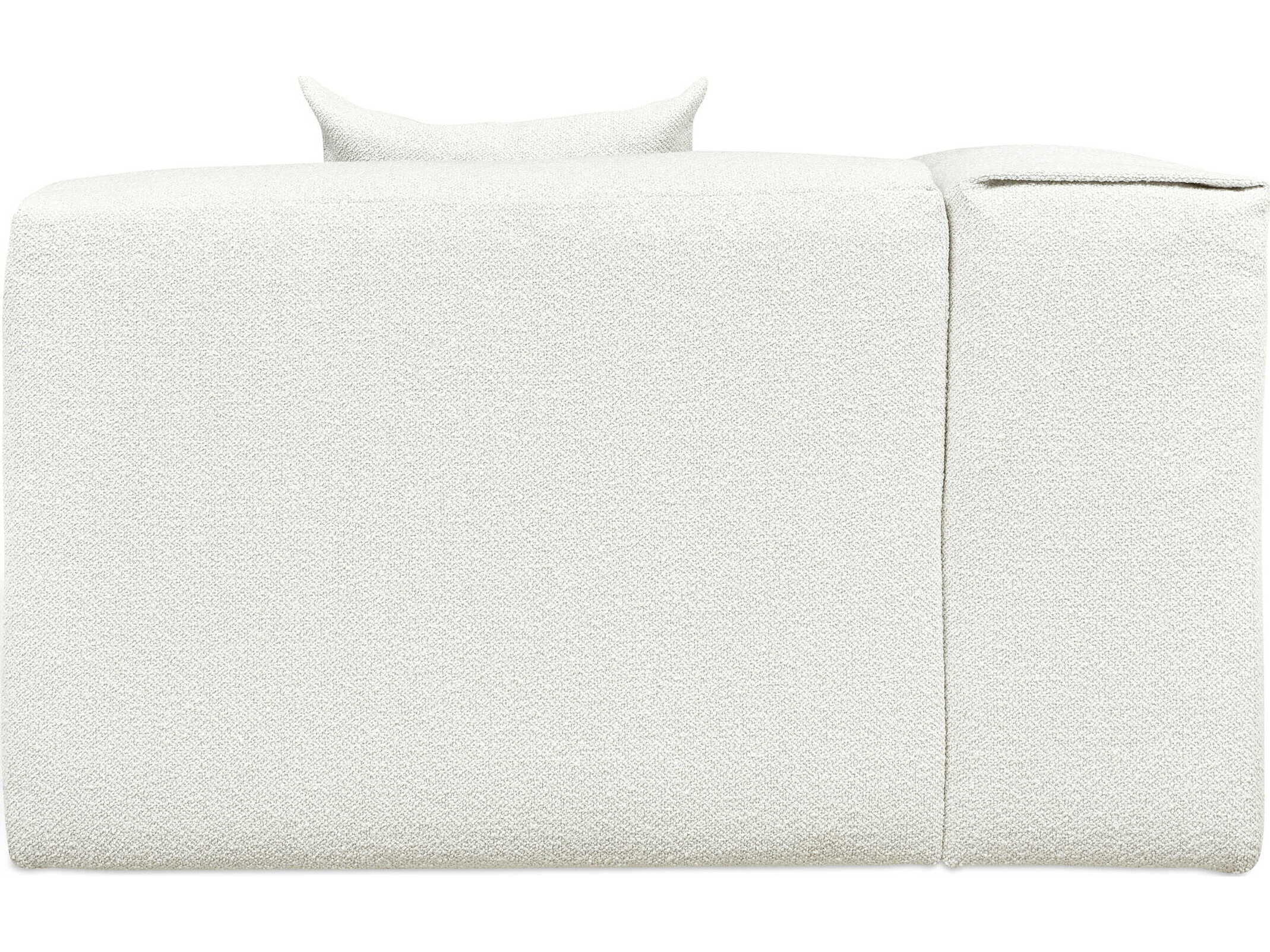 Gus* Modern Nest White Left Arm Modular Chair