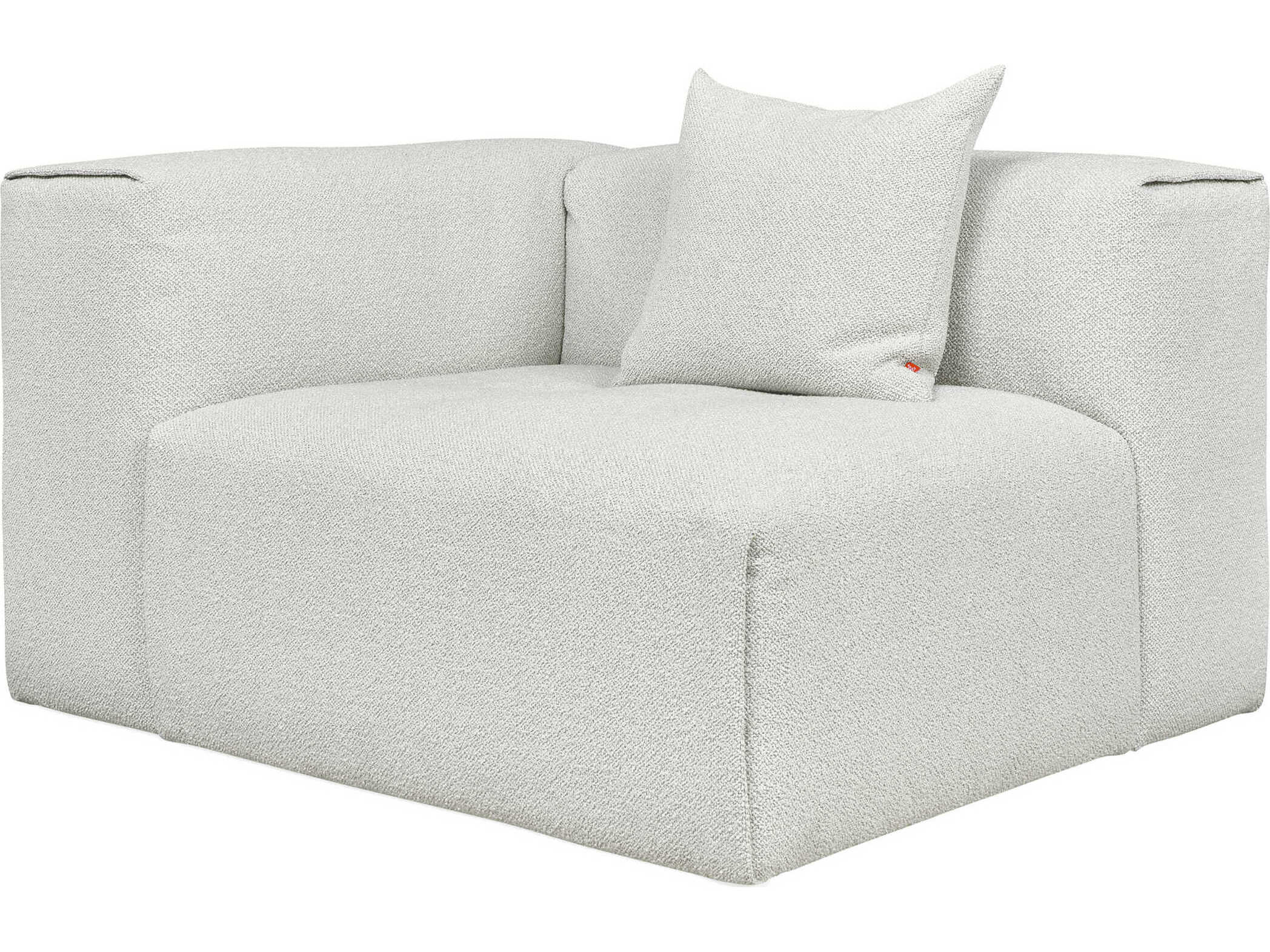 Gus* Modern Nest Gray Left Arm Modular Chair