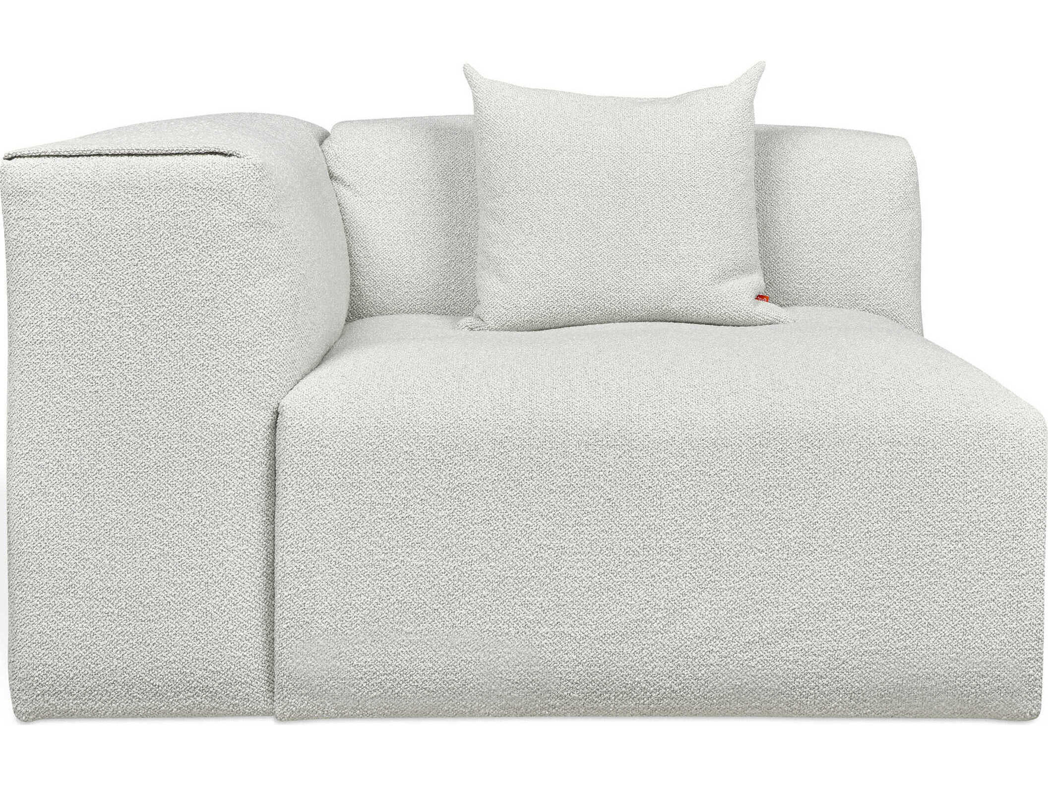 Gus* Modern Nest Gray Left Arm Modular Chair